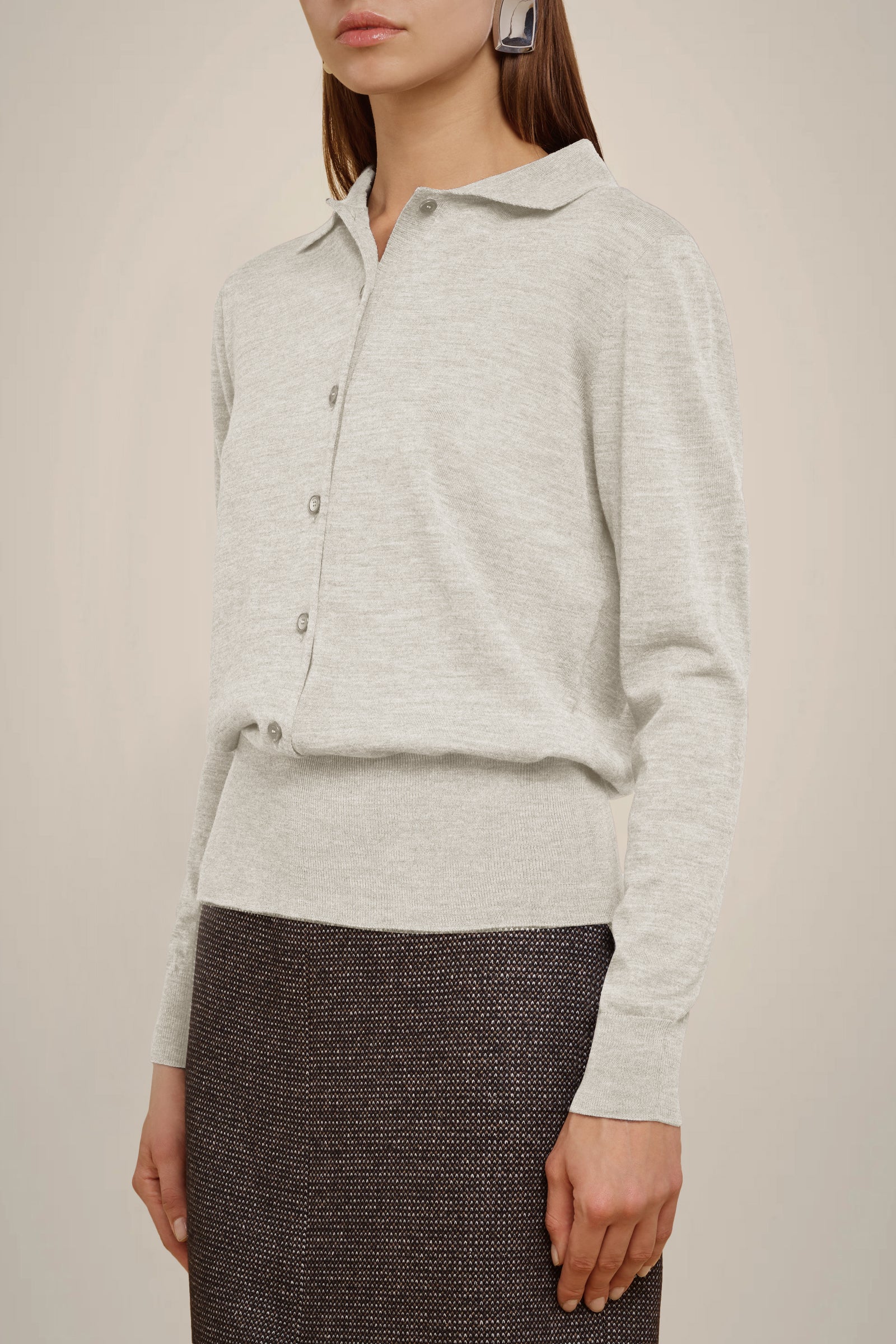 MAGLIA CON ABBOTTONATURA