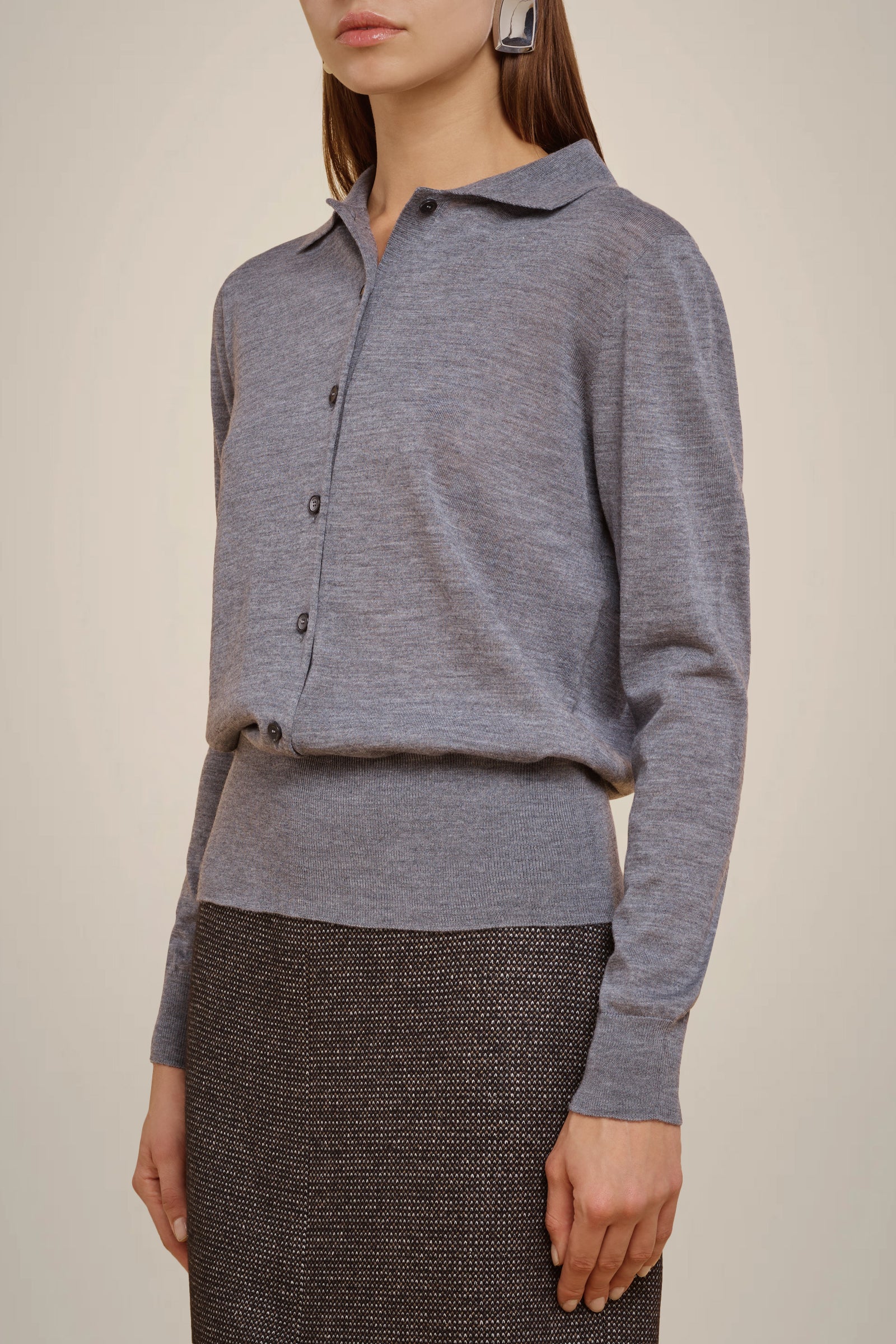 MAGLIA CON ABBOTTONATURA