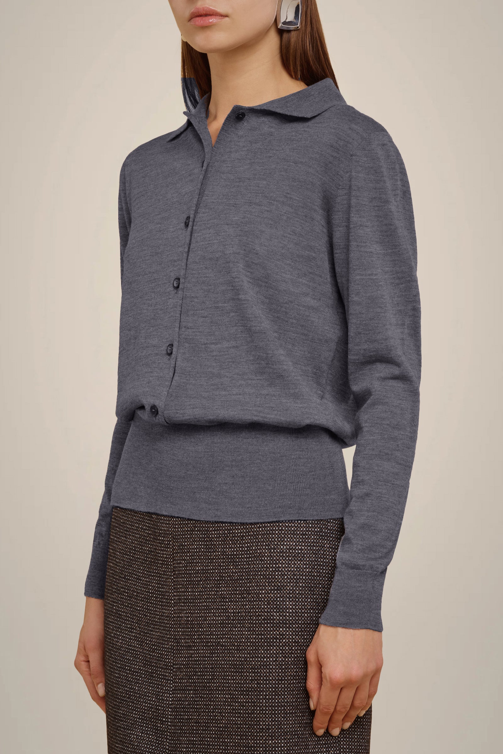 MAGLIA CON ABBOTTONATURA