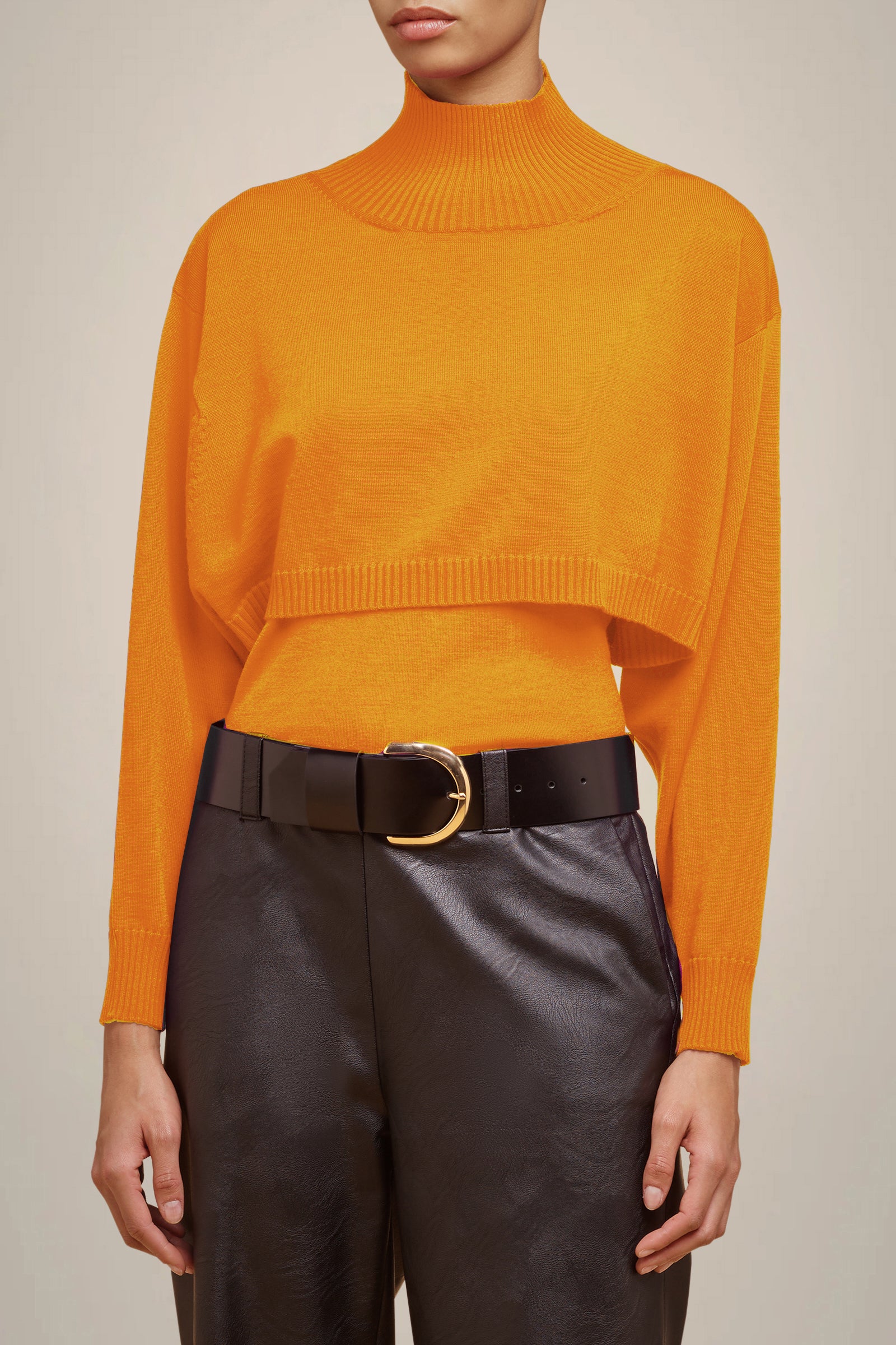 MAGLIA COLLO ALTO CROP