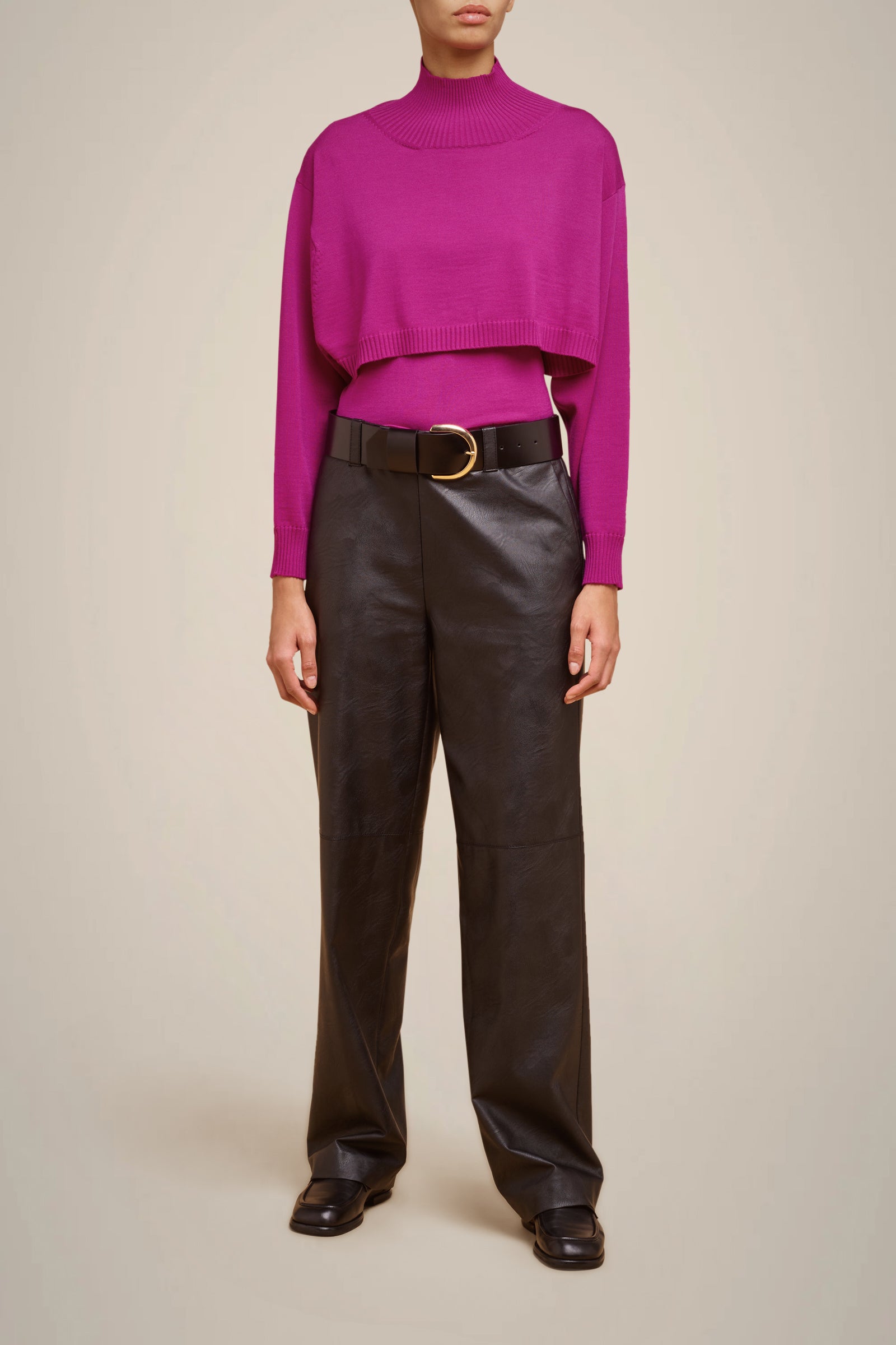 MAGLIA COLLO ALTO CROP