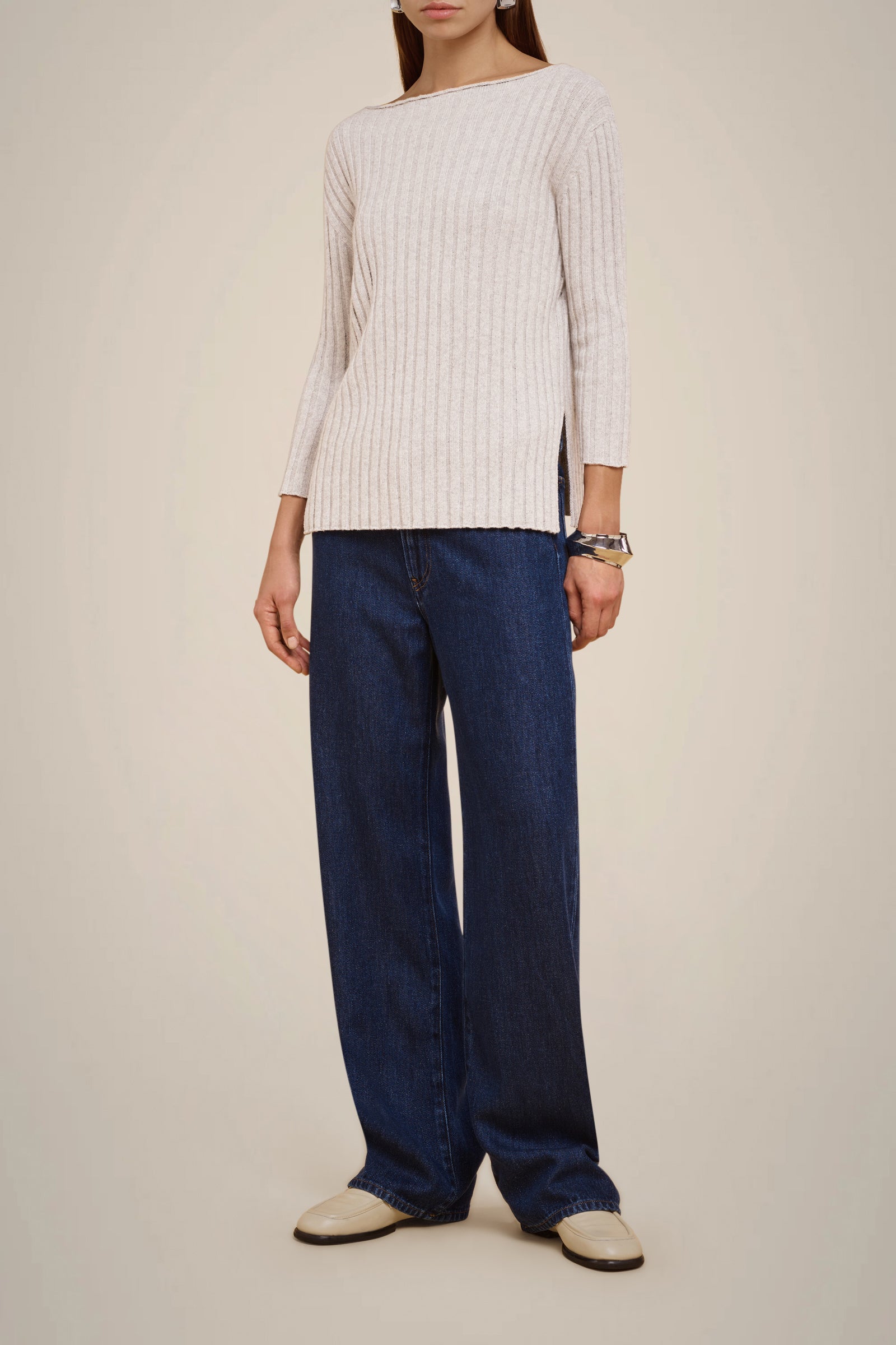 MAGLIA CASHMERE RICILATO
