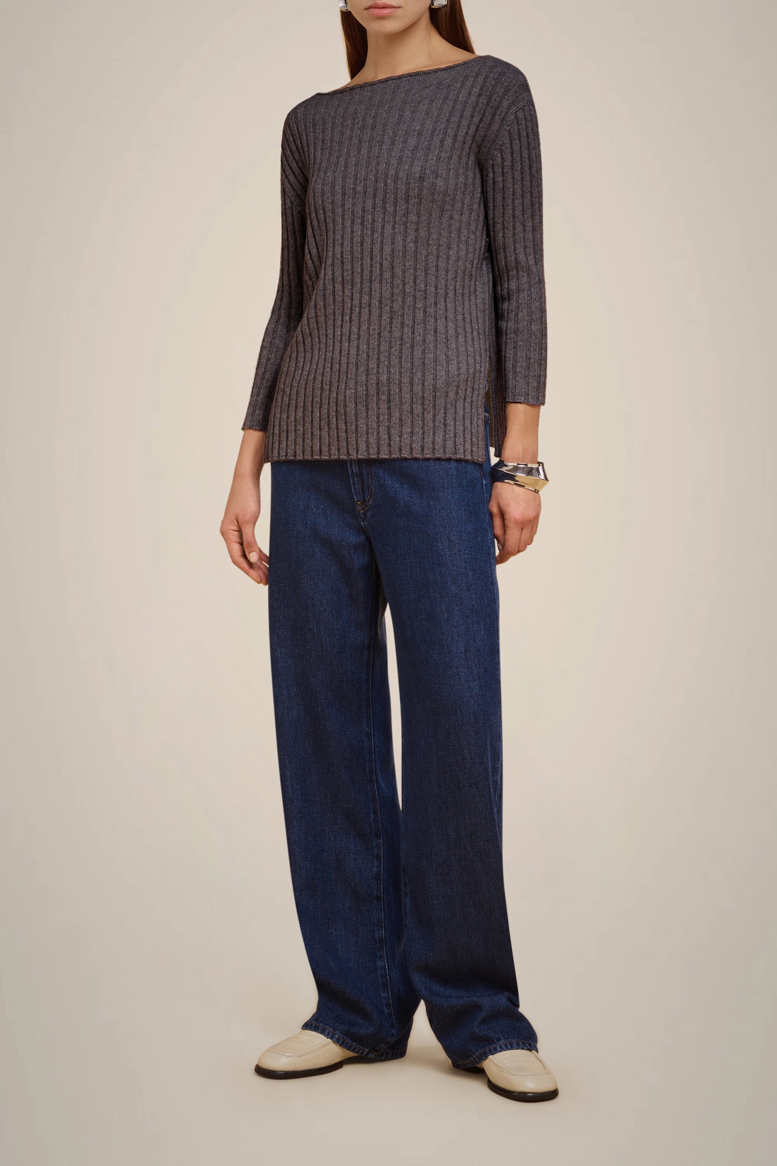 MAGLIA CASHMERE RICILATO