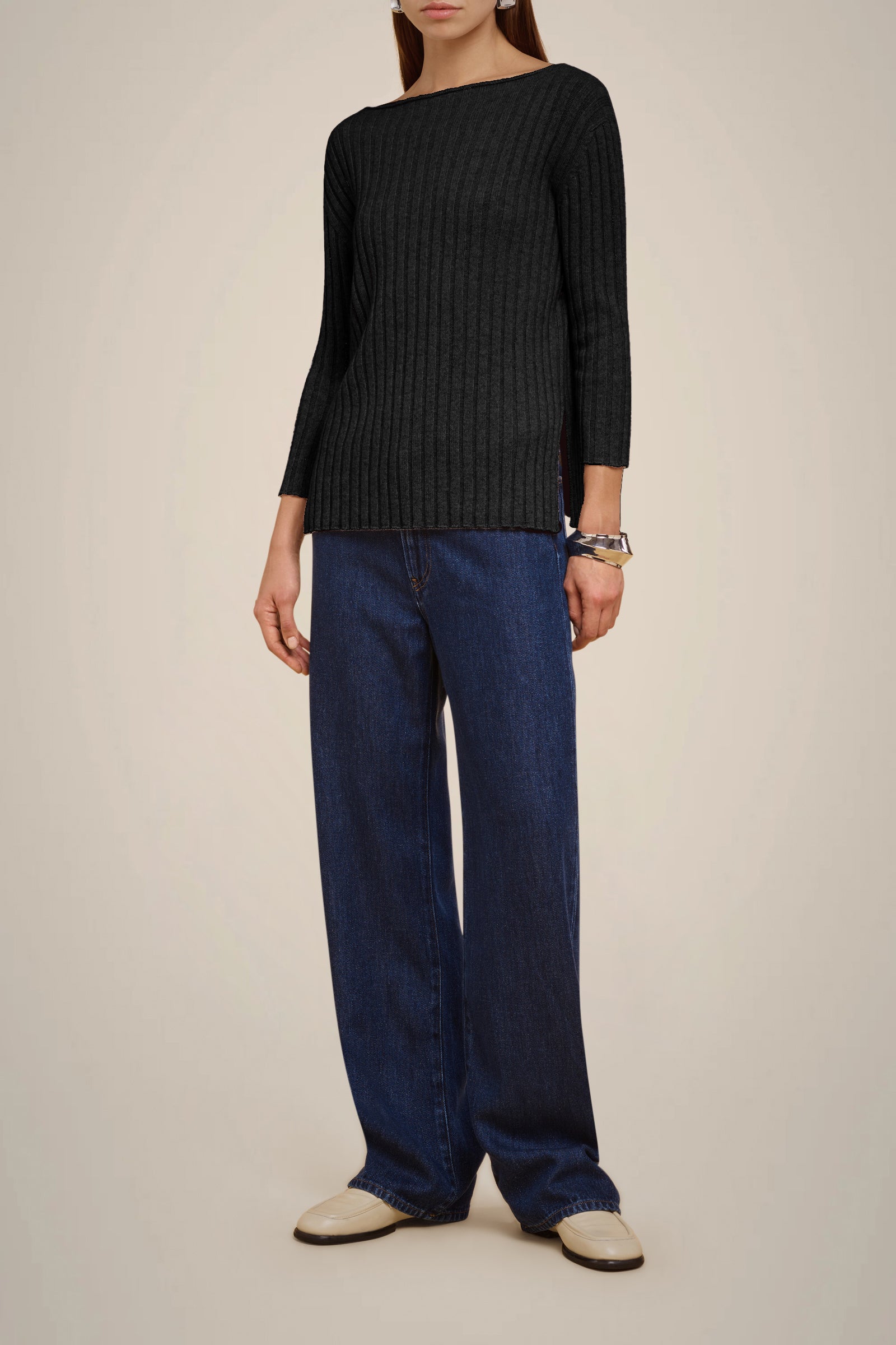 MAGLIA CASHMERE RICILATO