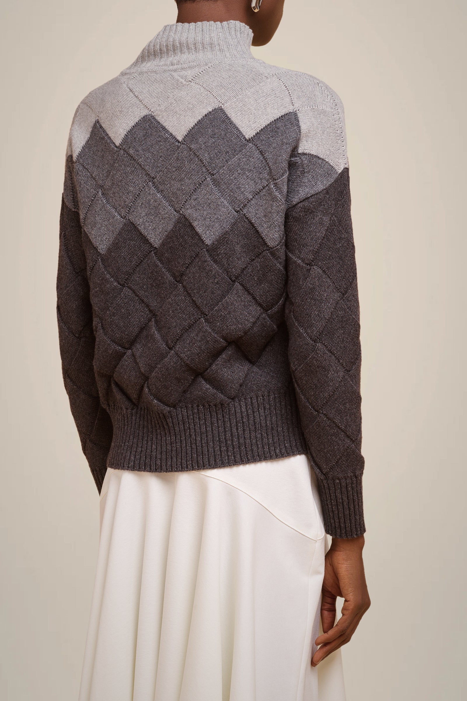 MAGLIONE ROMBI TRICOLORE