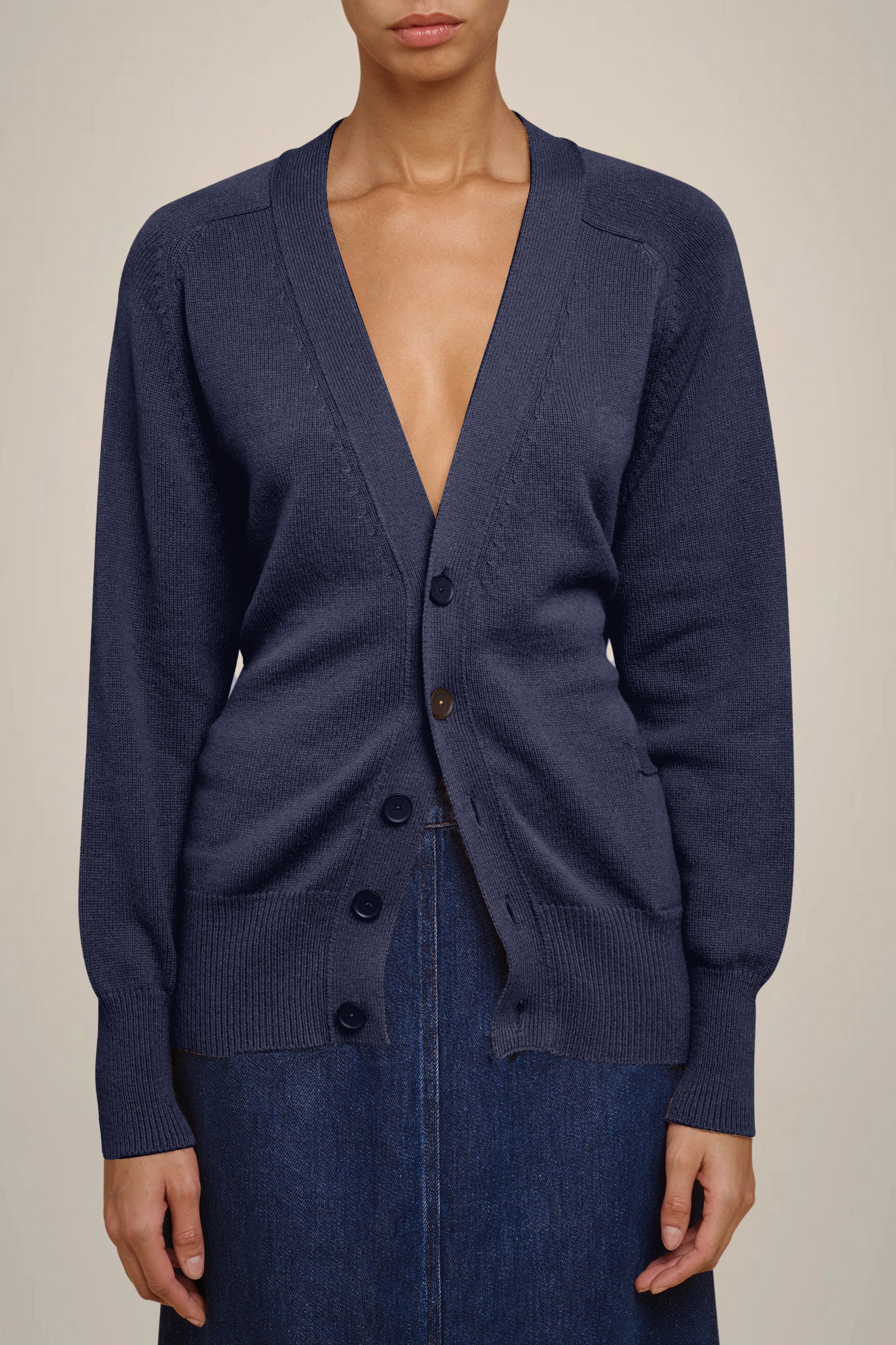 RECYCLED CASHMERE CARDIGAN