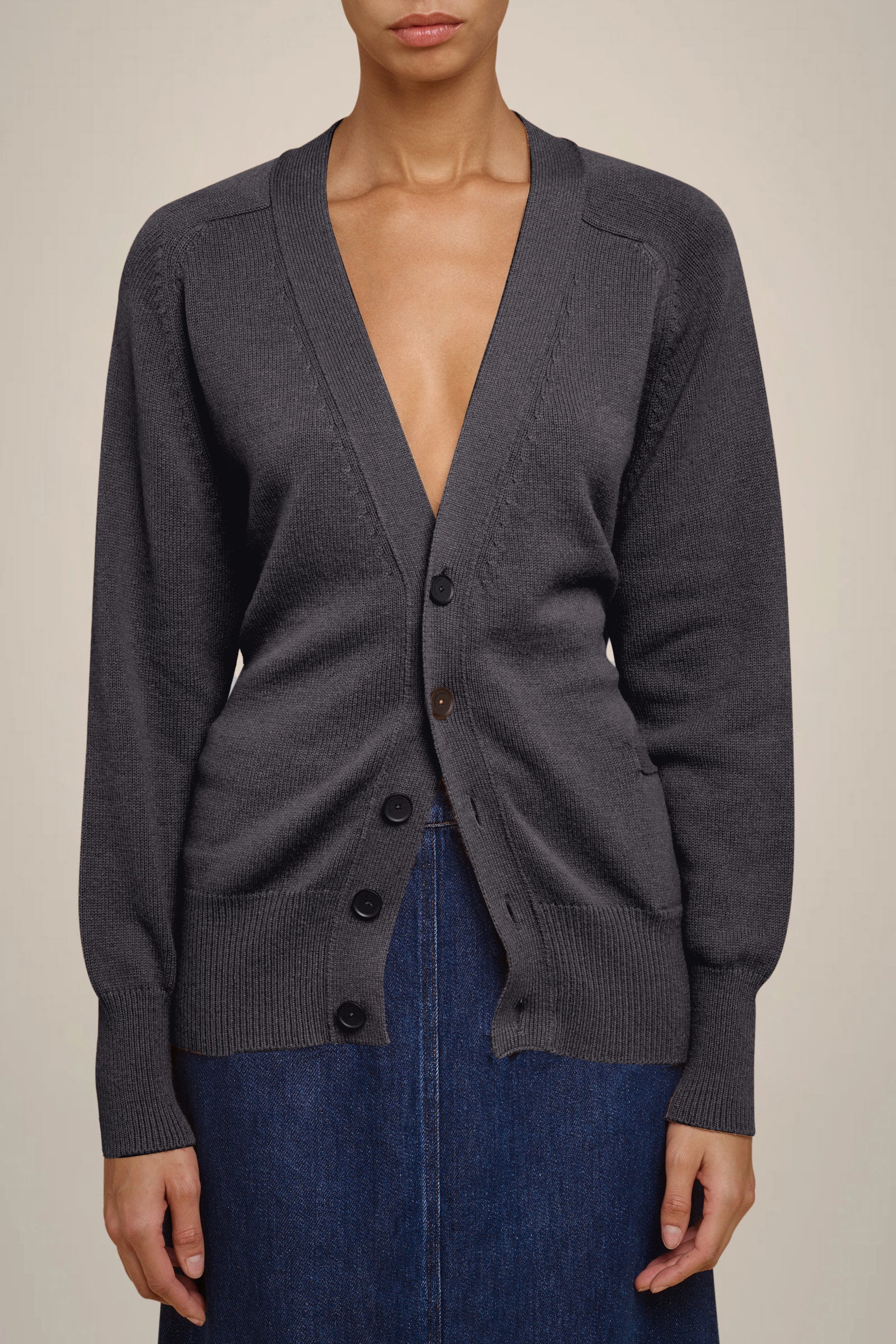 RECYCLED CASHMERE CARDIGAN