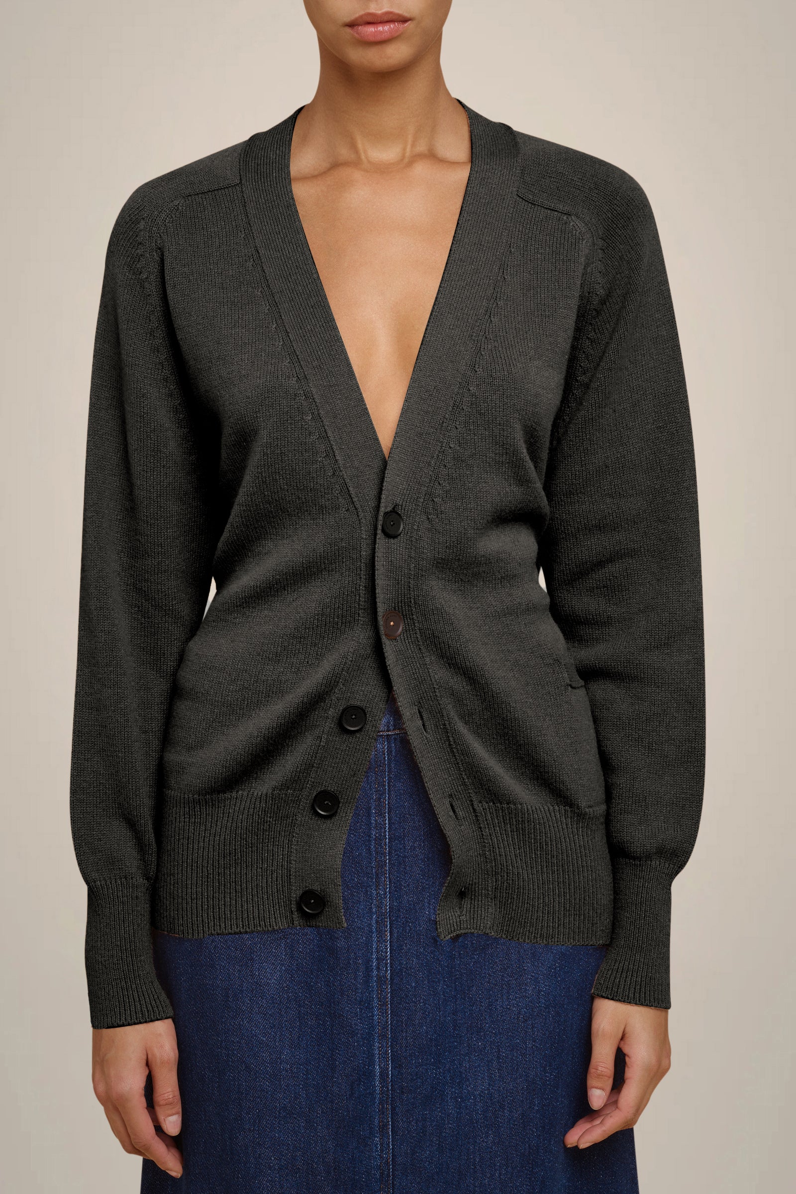 RECYCLED CASHMERE CARDIGAN