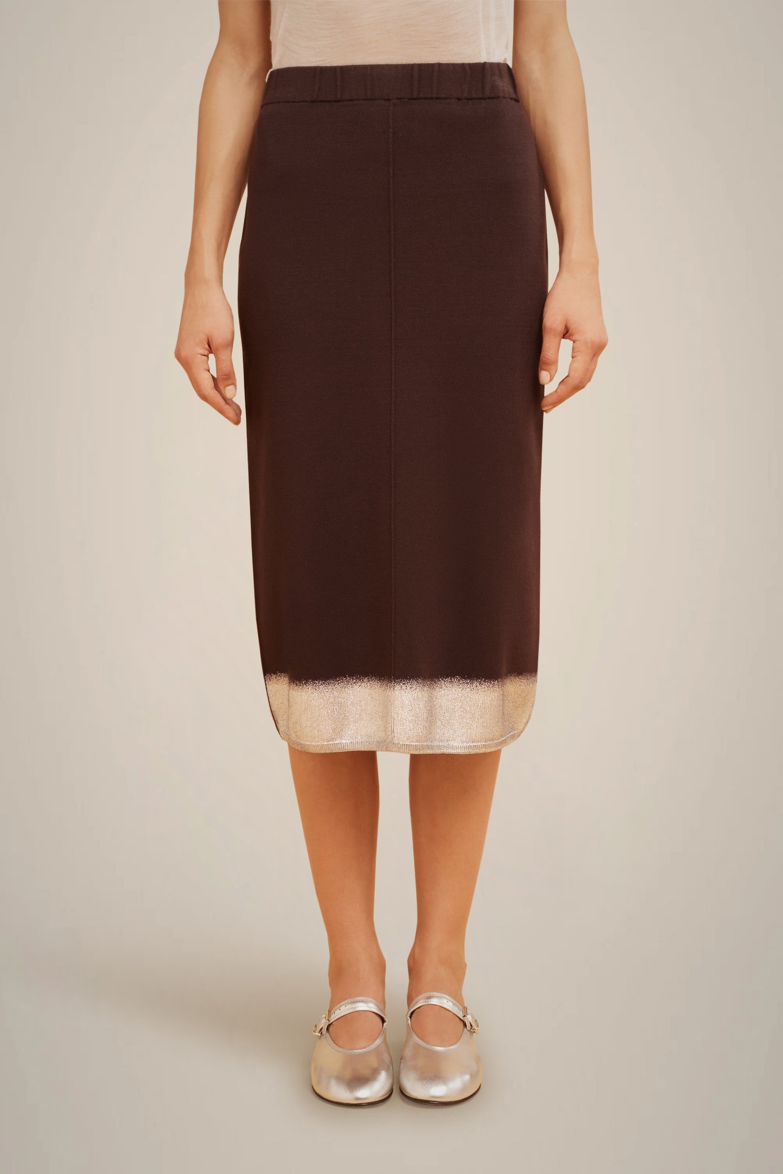 LAMINATED SKIRT