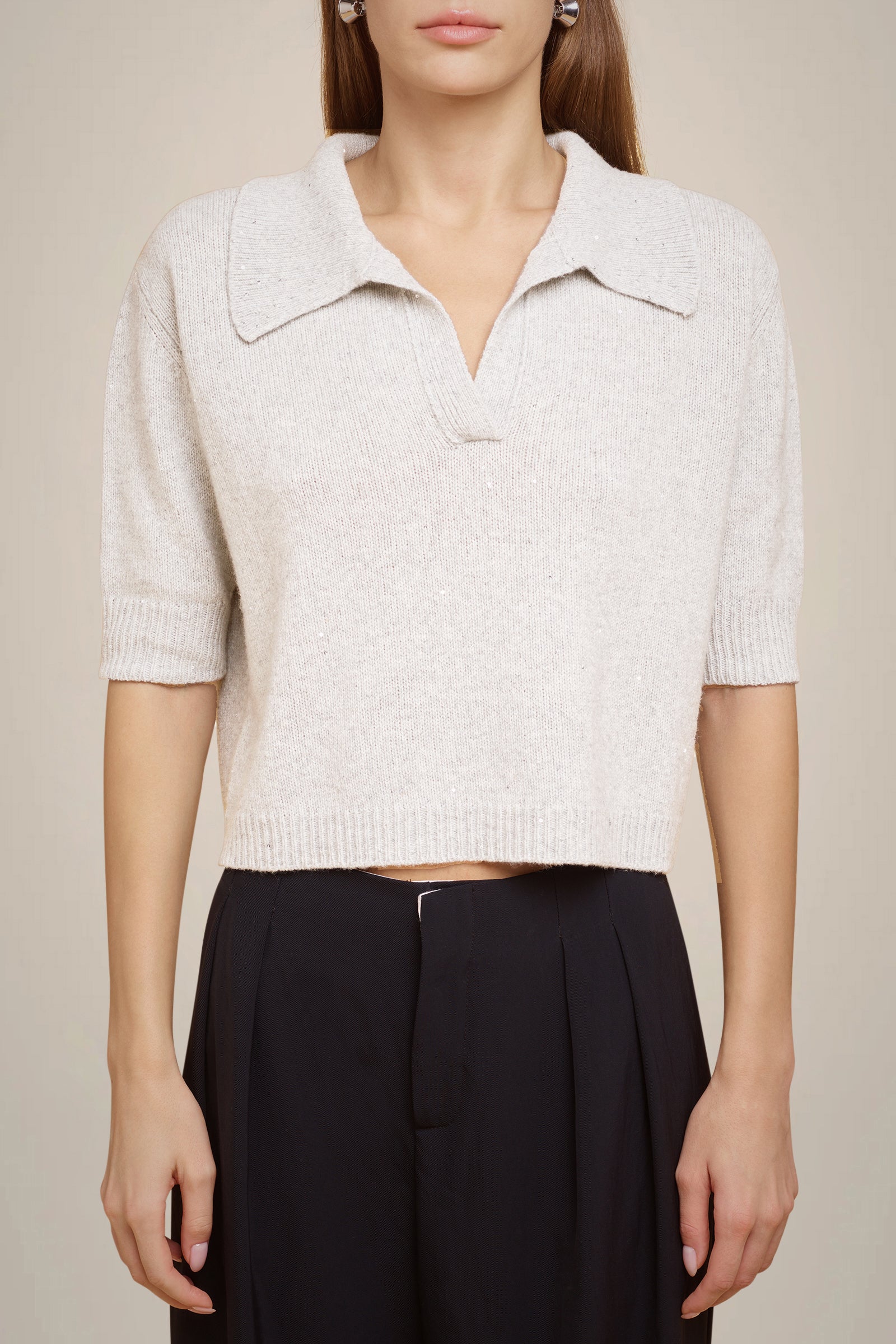 MAGLIA CASHMERE PAILLETTES