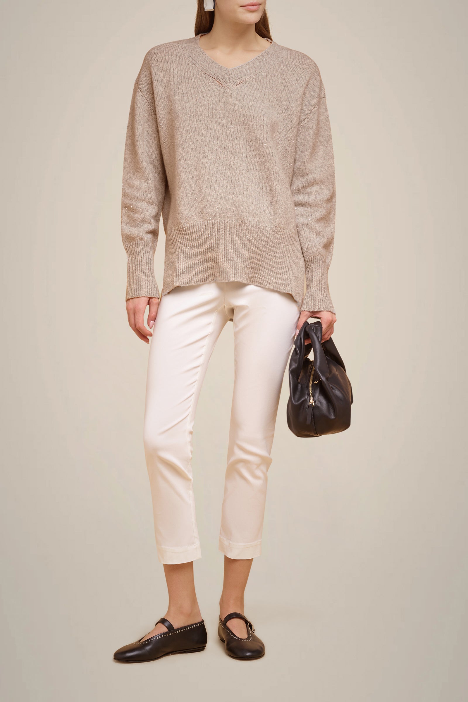 MAGLIA CASHMERE PAILLETTES