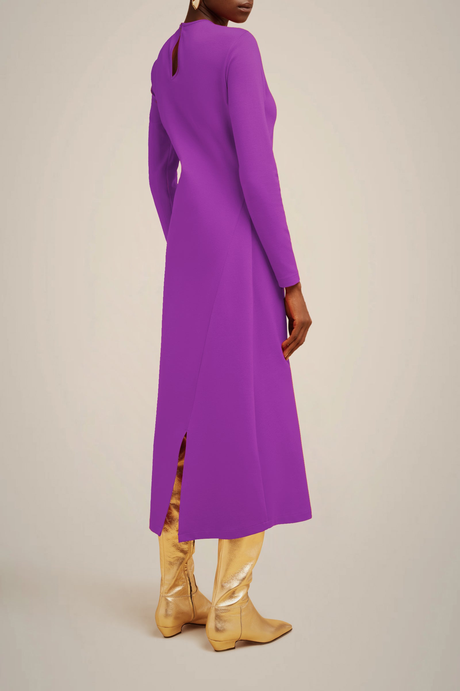 MILANO STITCH LONG DRESS