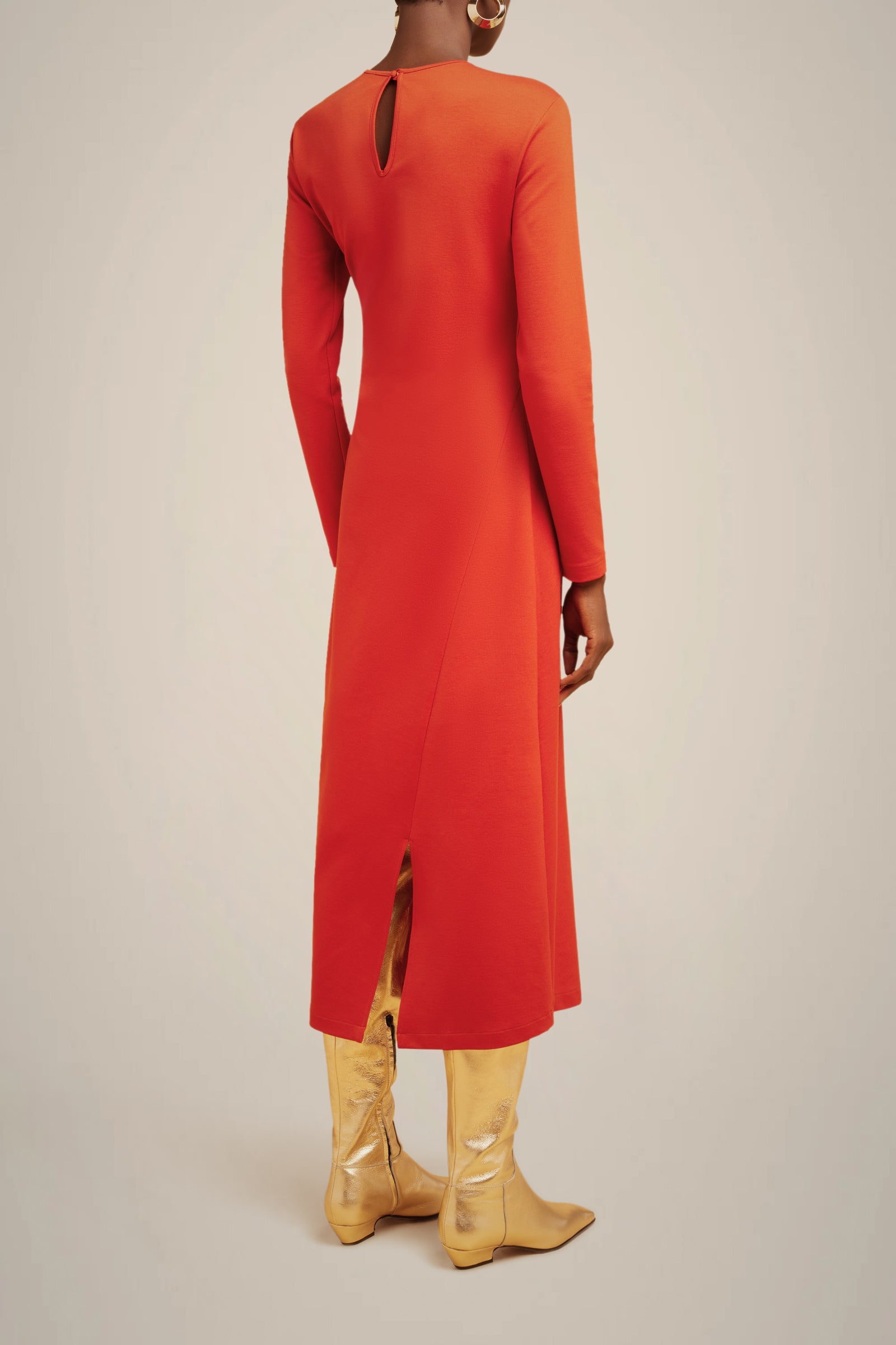 MILANO STITCH LONG DRESS