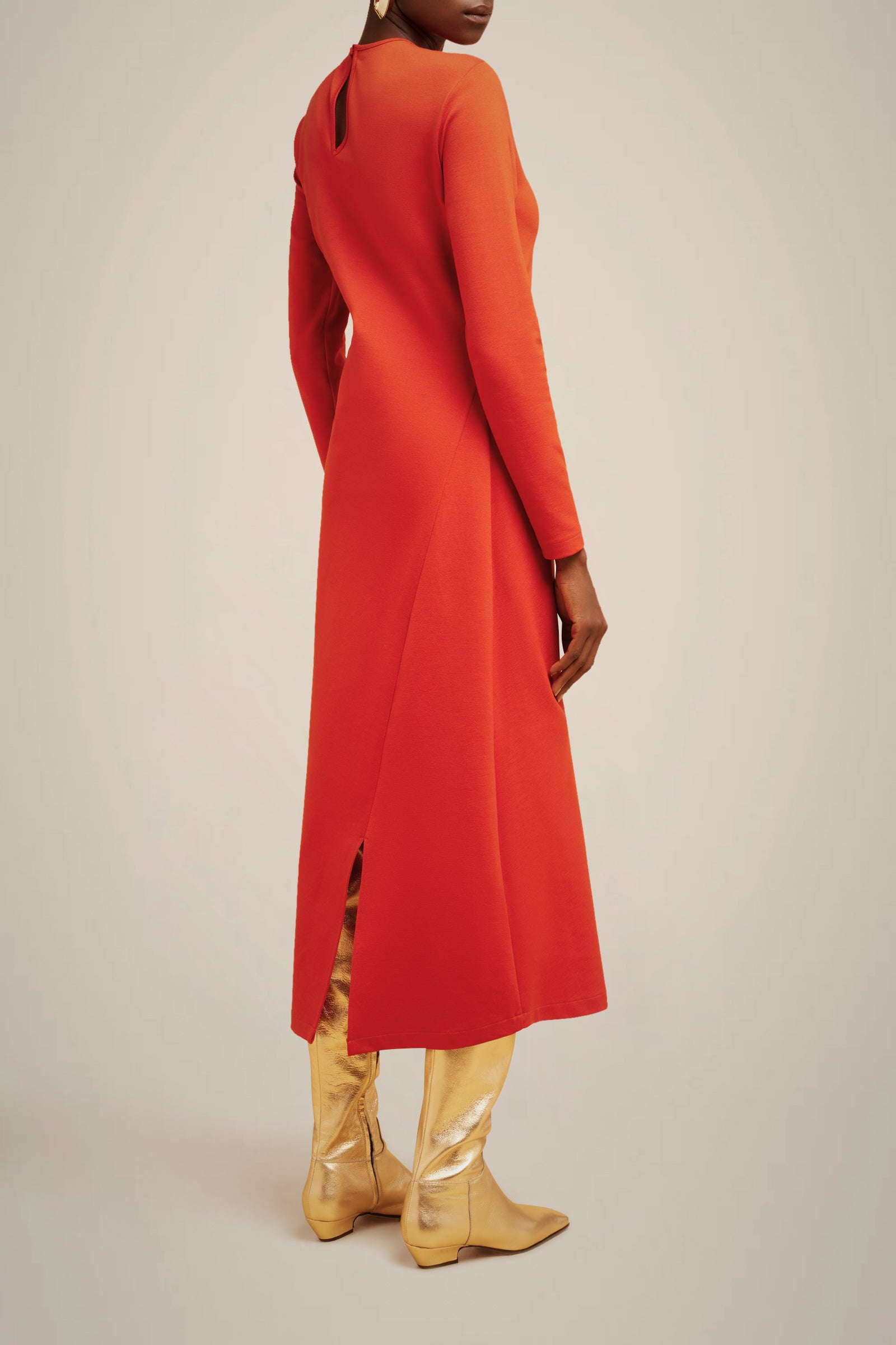 MILANO STITCH LONG DRESS