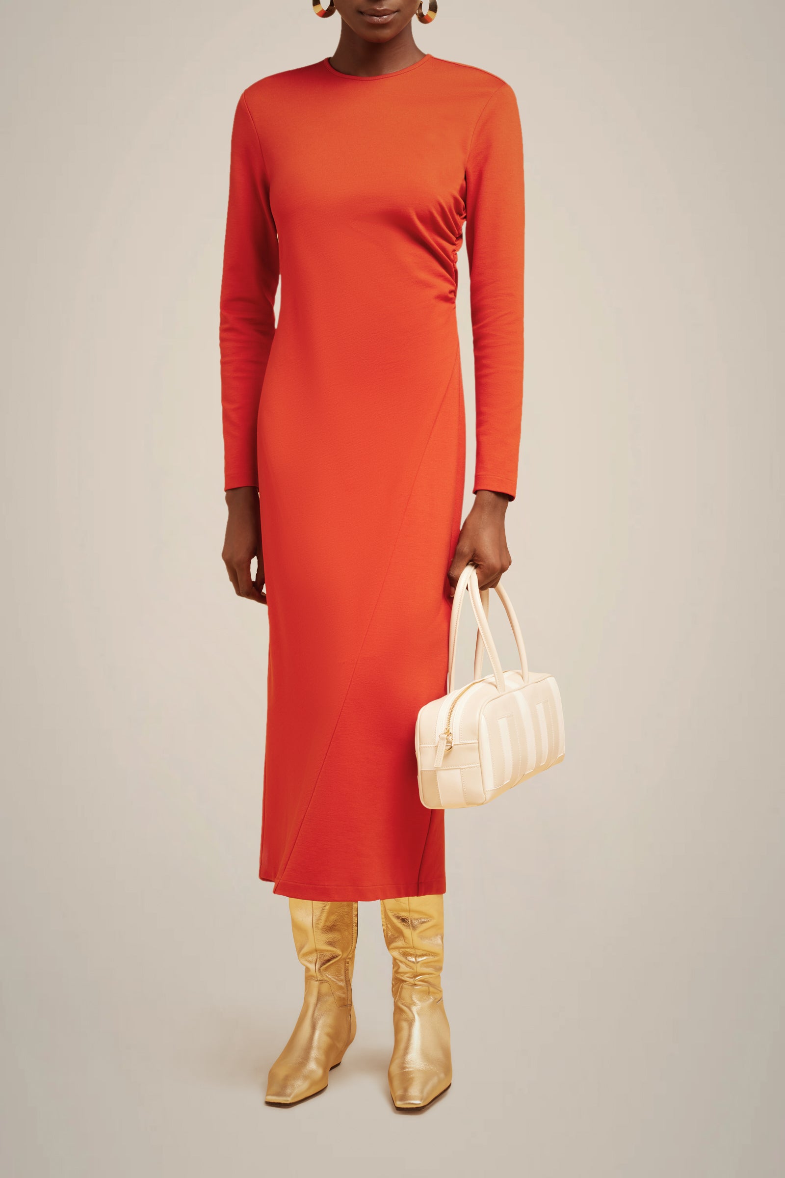 MILANO STITCH LONG DRESS