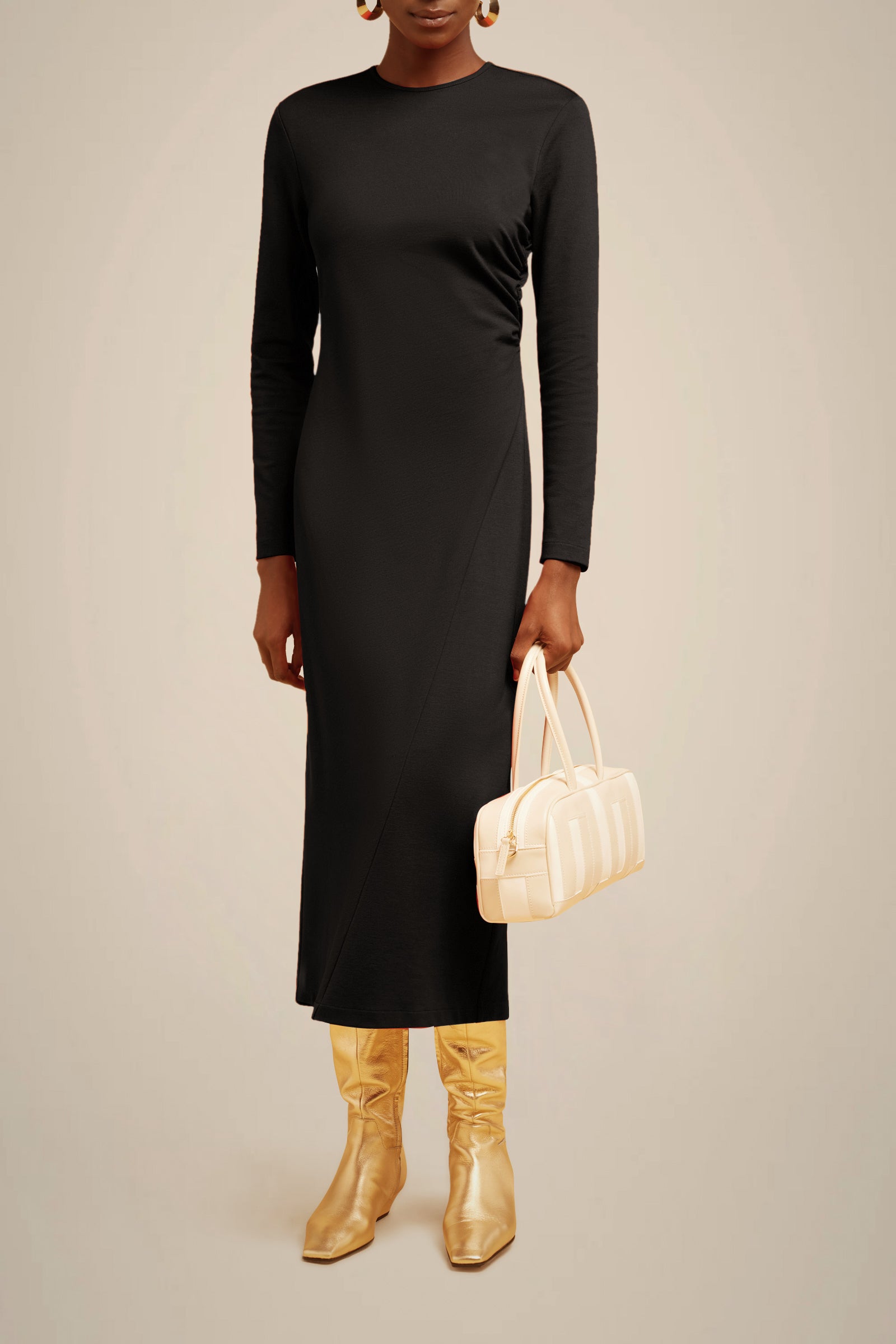 MILANO STITCH LONG DRESS