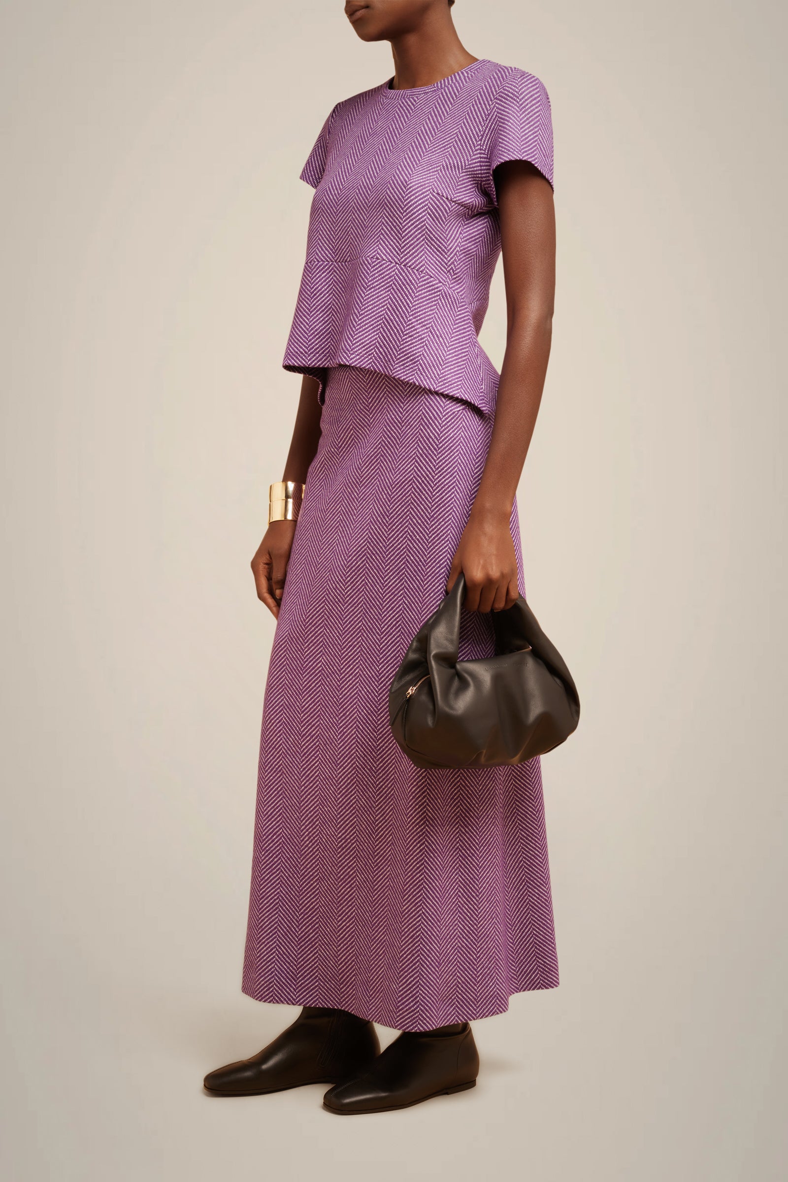 GONNA LUNGA PANNO CASHMERE
