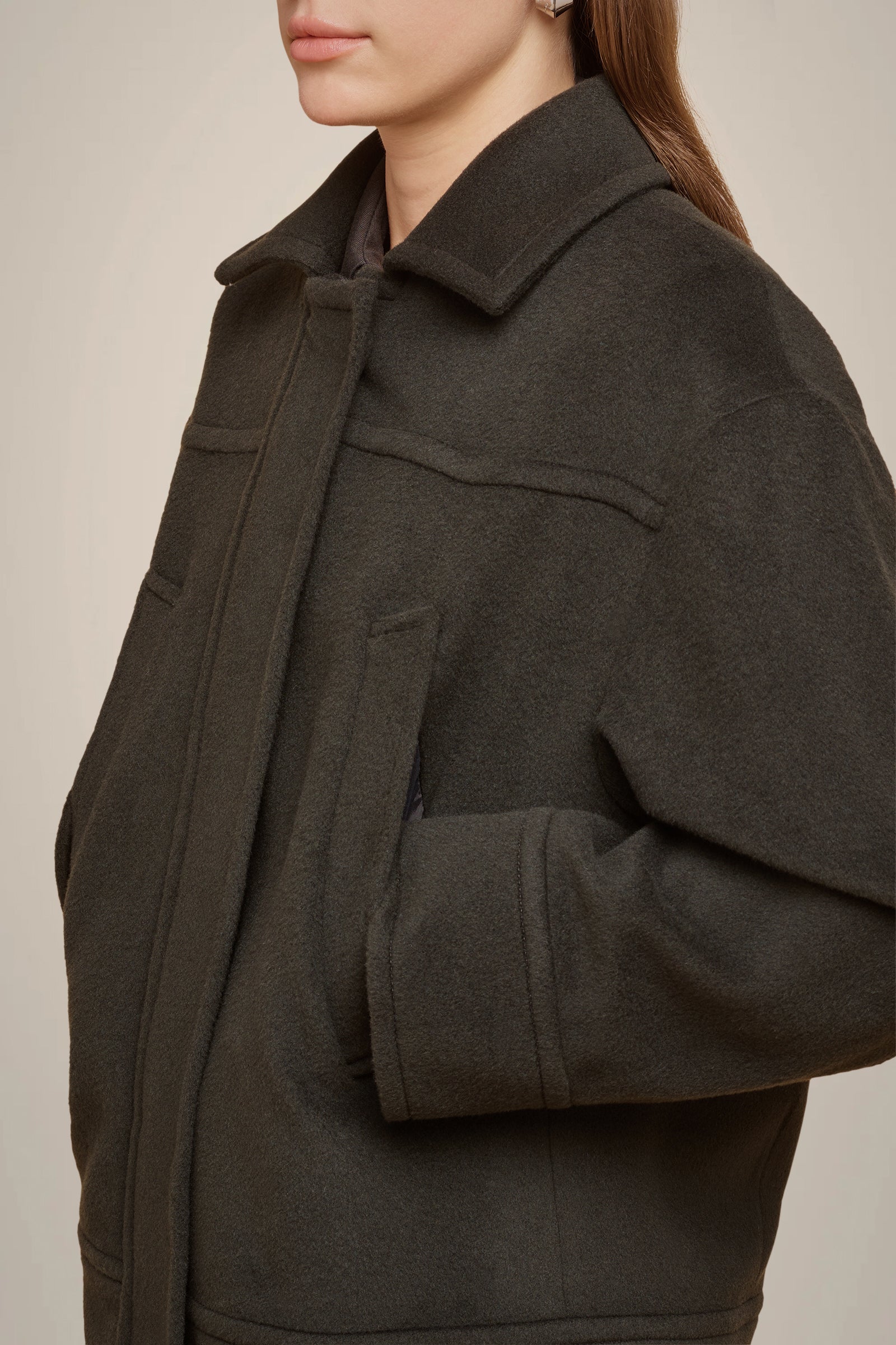 GIACCA IN PANNO CASHMERE