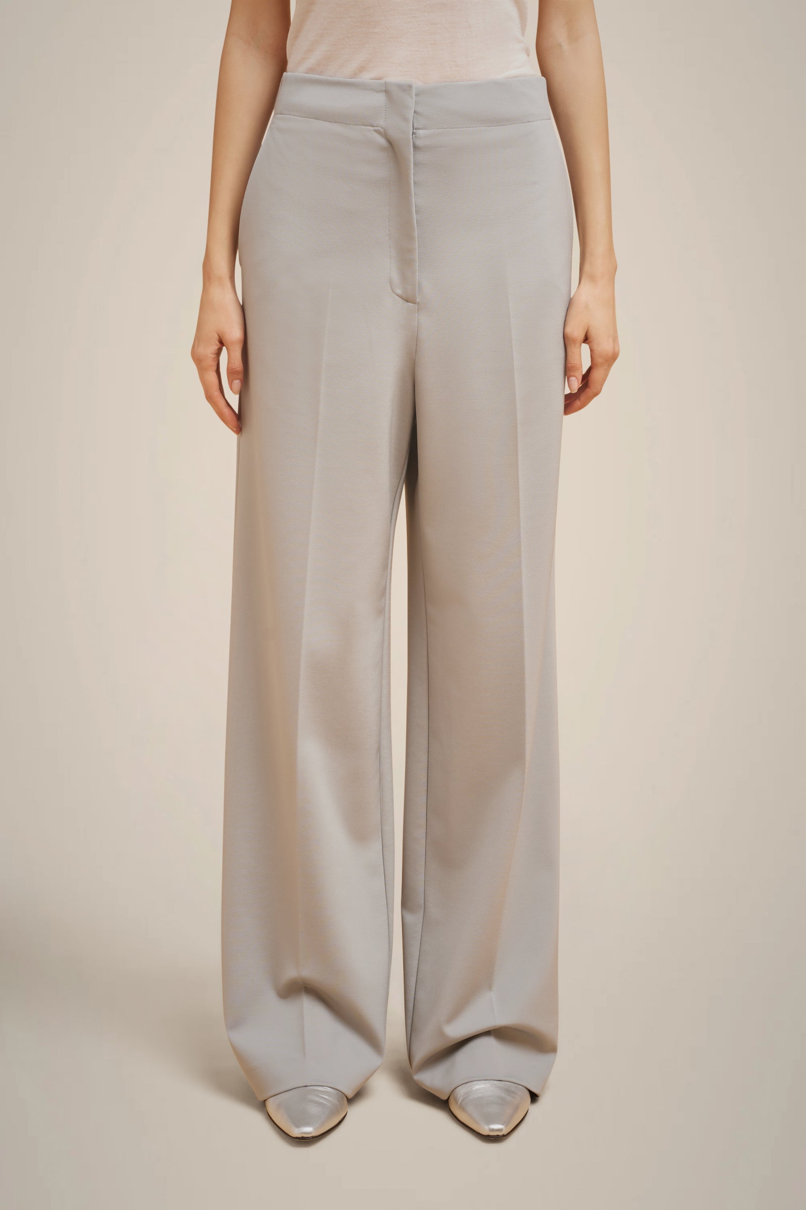 MILANO STITCH WIDE LEG TROUSERS