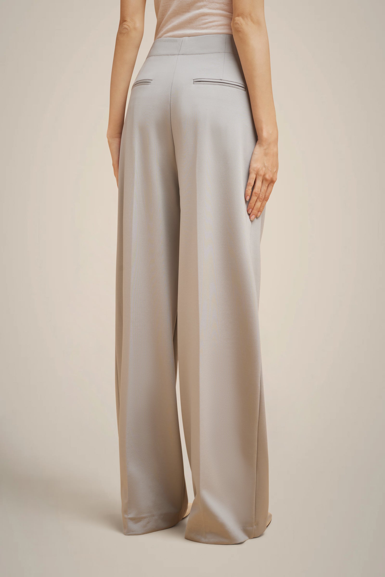MILANO STITCH WIDE LEG TROUSERS