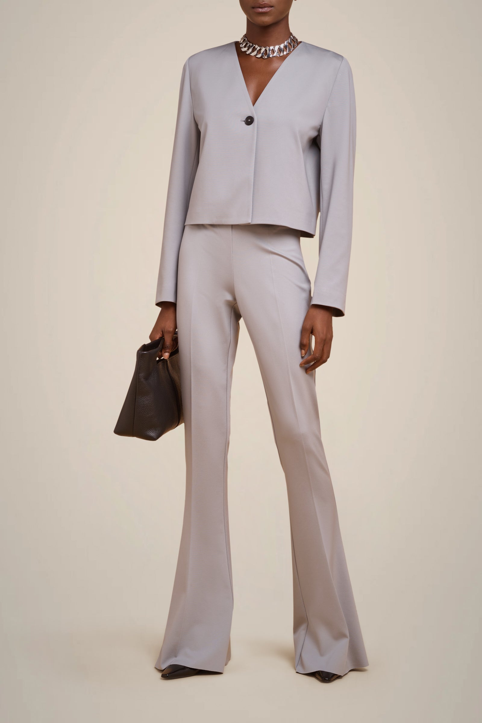 MILANO STITCH FLARED TROUSERS