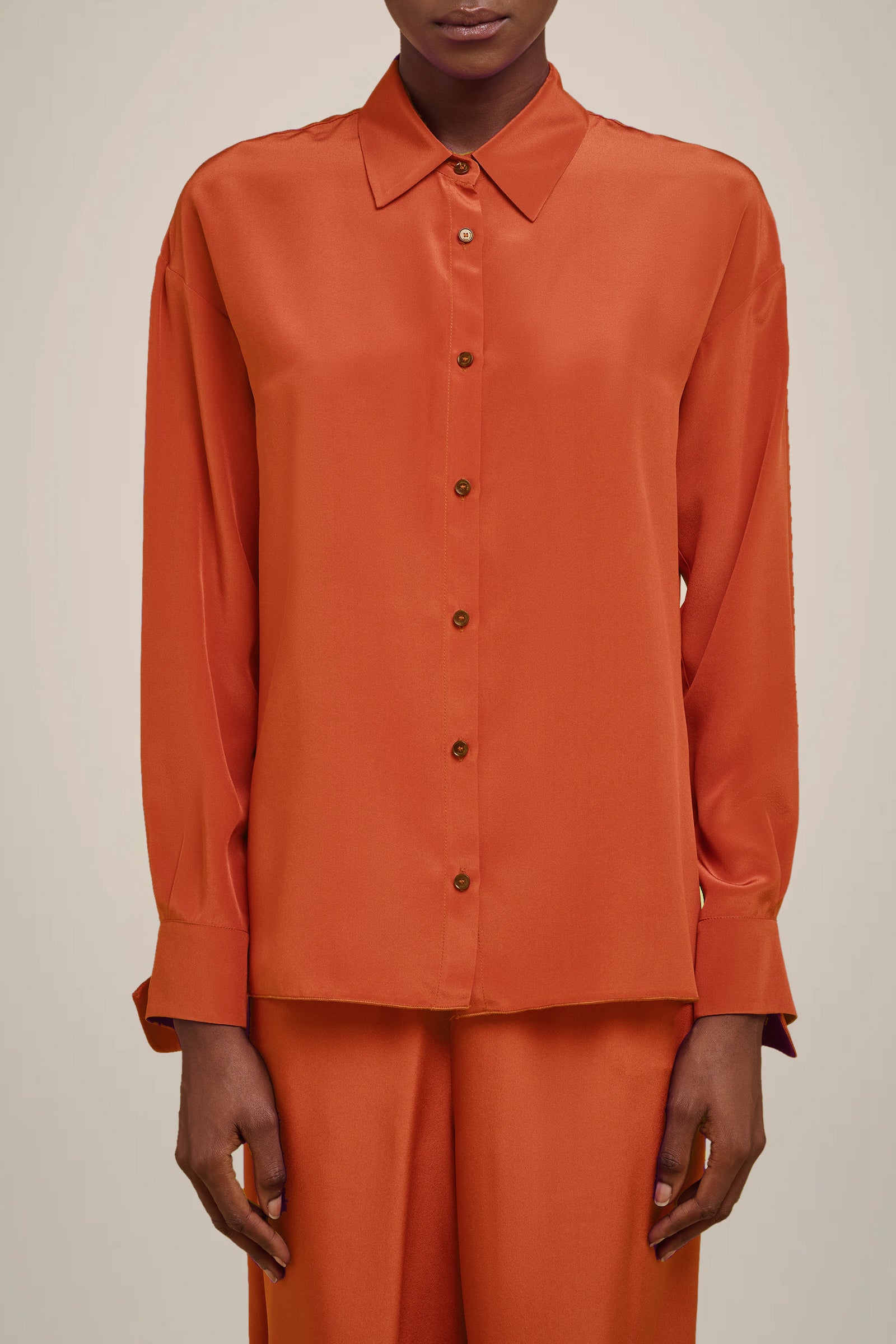 CAMICIA 100% SETA