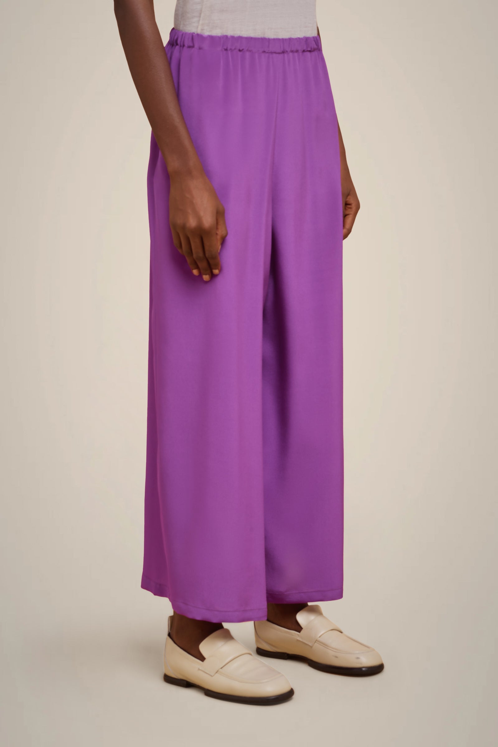 100% SILK TROUSERS
