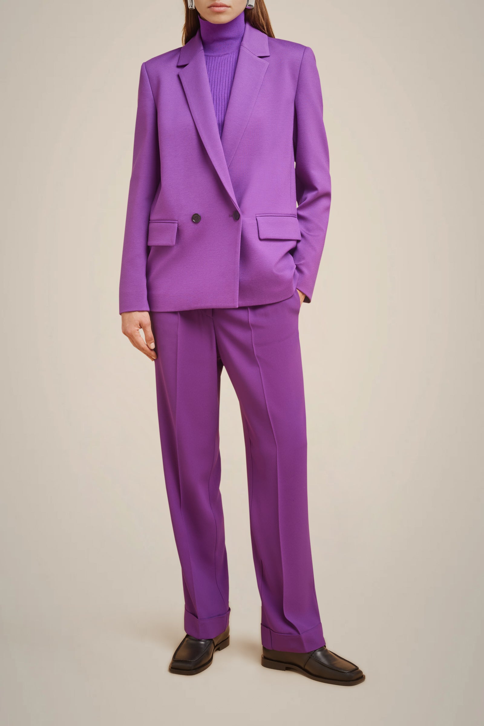 PLEATED TROUSERS