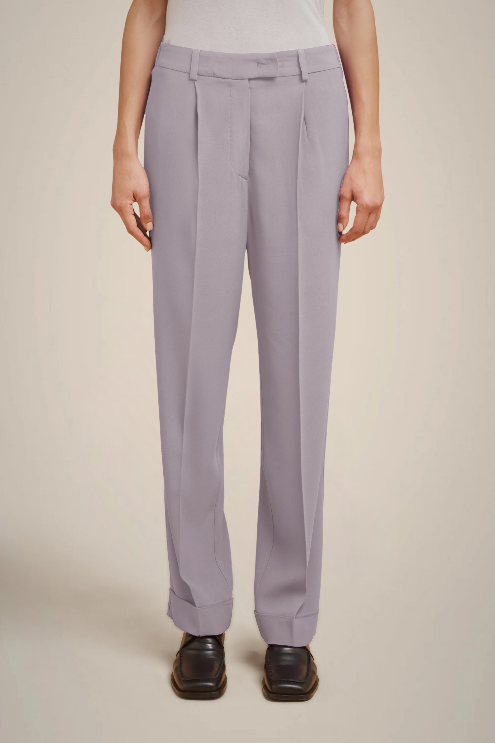 PLEATED TROUSERS