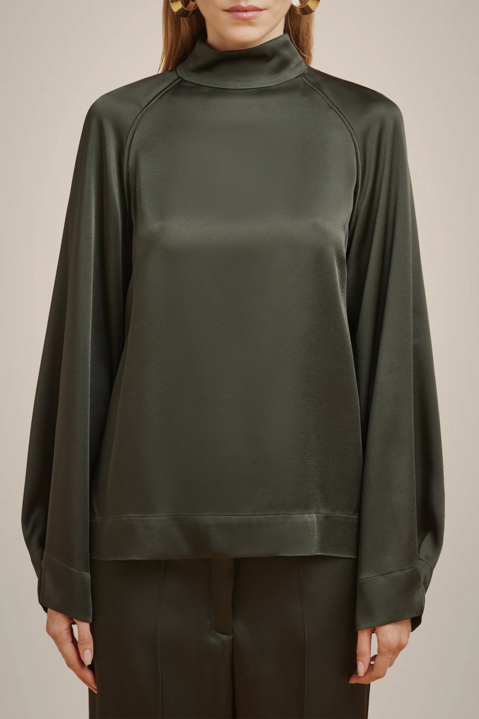BLUSA COLLO ALTO