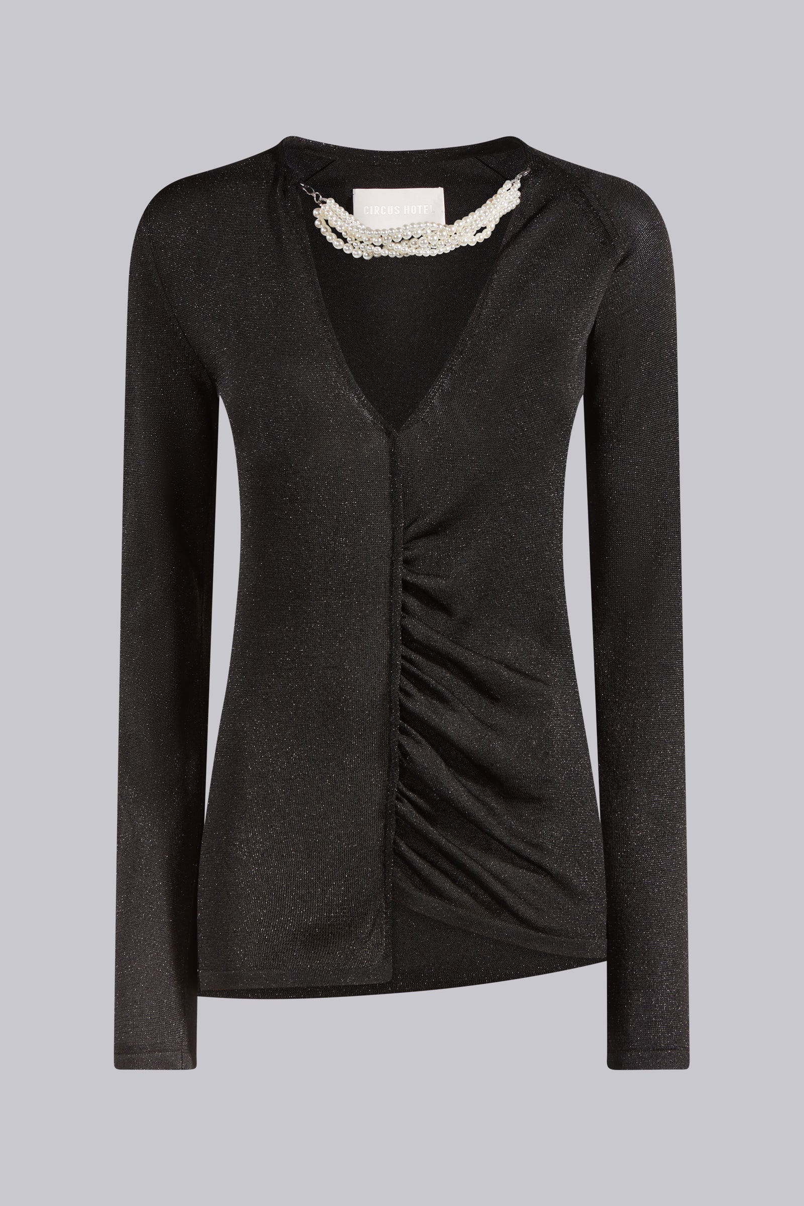 MAGLIA IN LUREX DETTAGLIO GIOIELLO