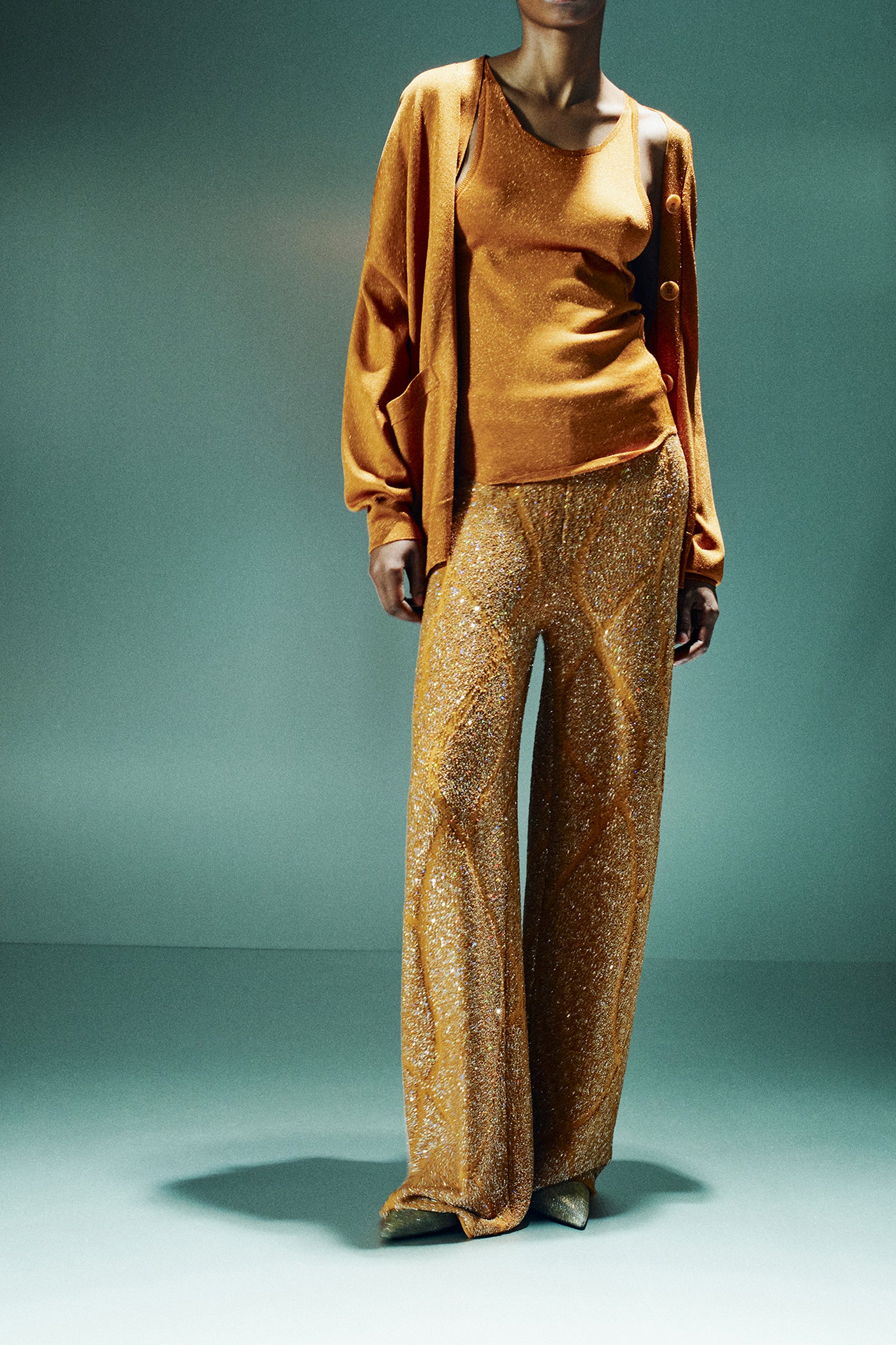 CARDIGAN IN LUREX