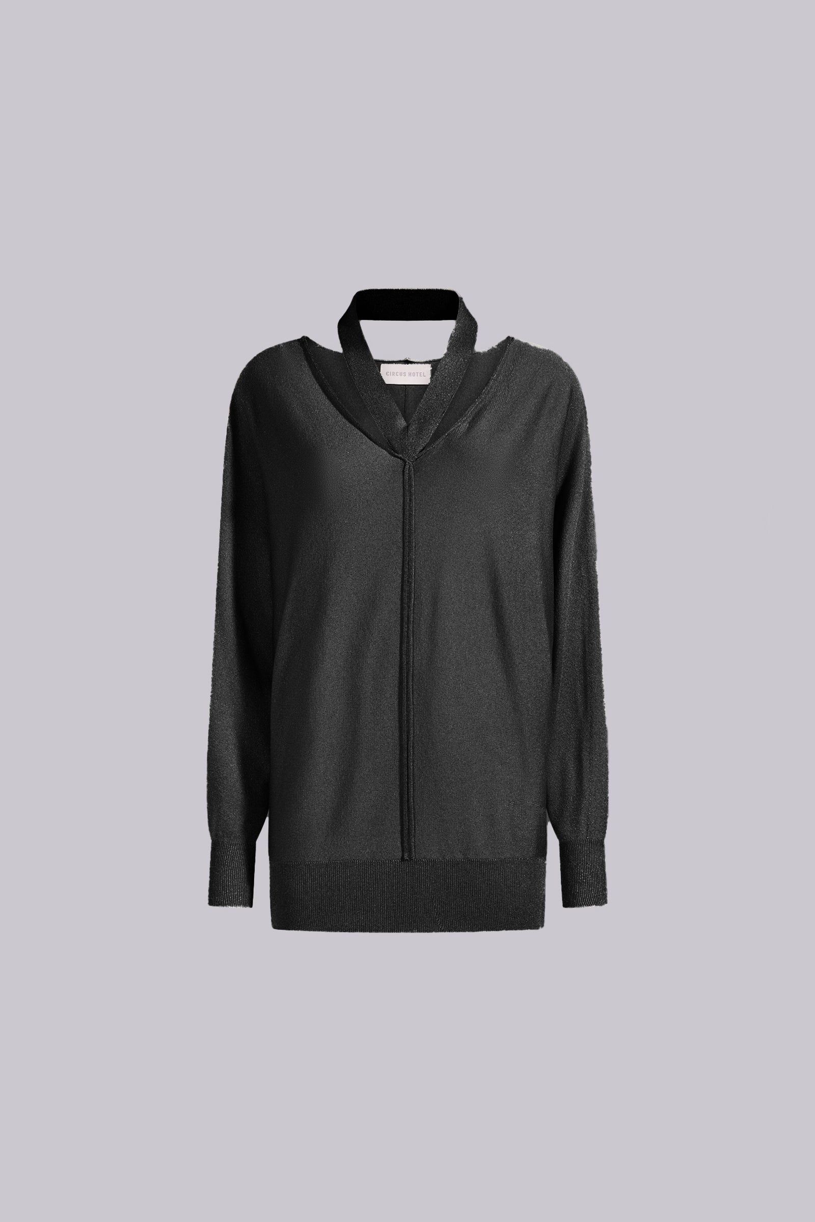 MAGLIA CON DETTAGLI CUT OUT IN LUREX