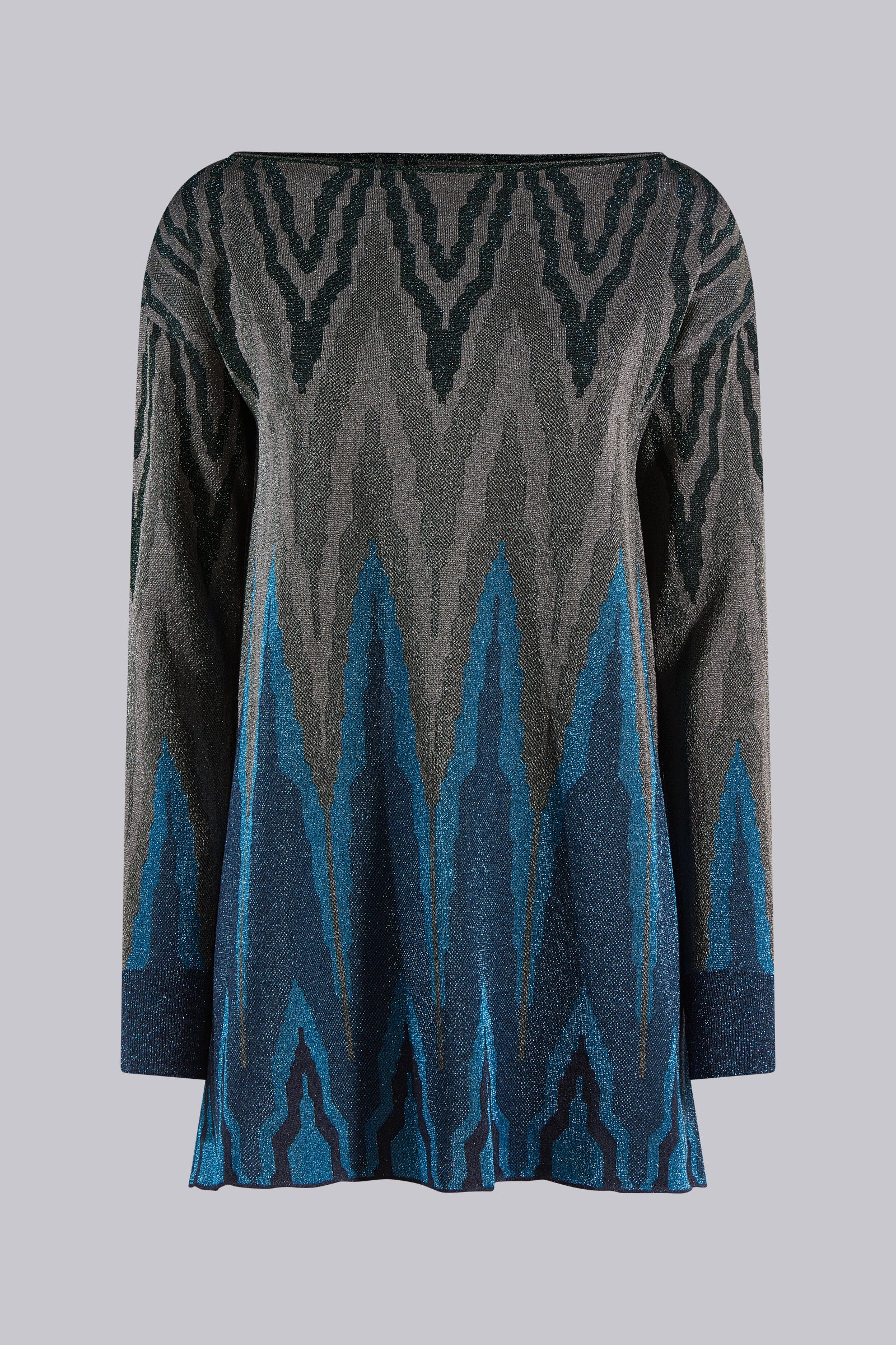 MAGLIA SCOLLO A BARCA JACQUARD