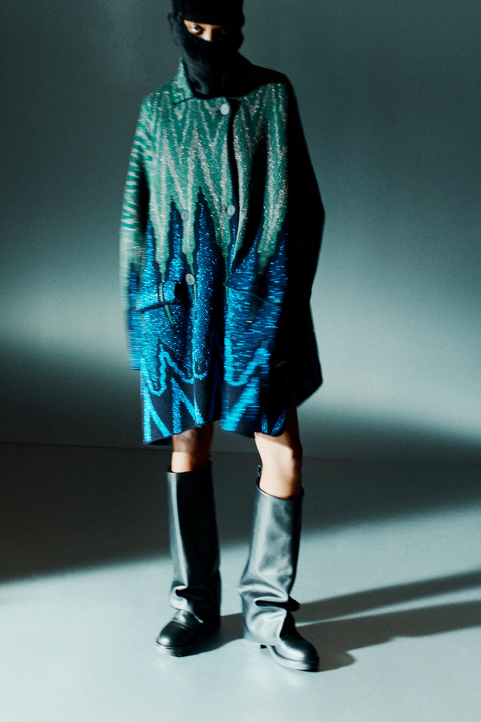 CABAN DOPPIOPETTO JACQUARD