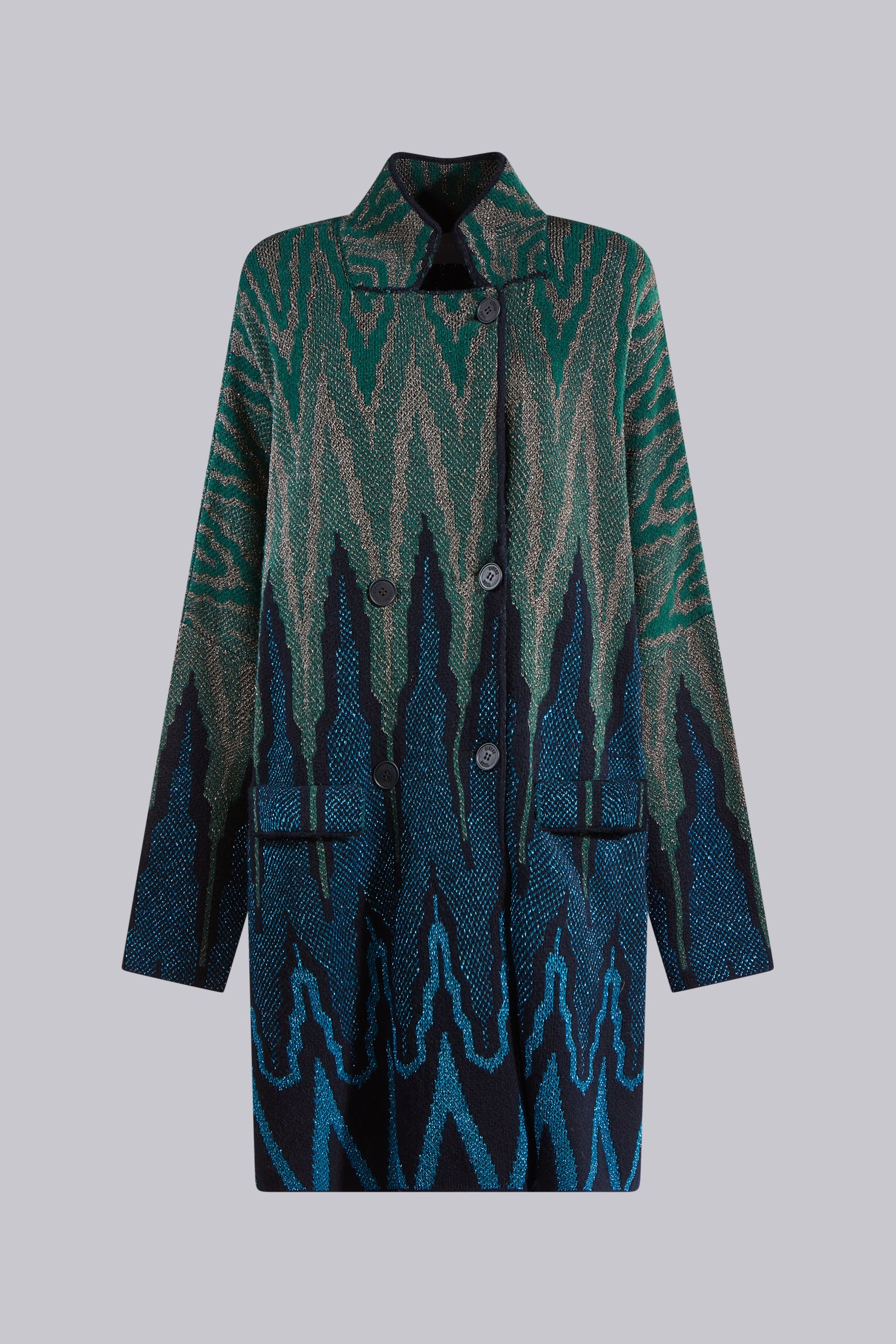 CABAN DOPPIOPETTO JACQUARD