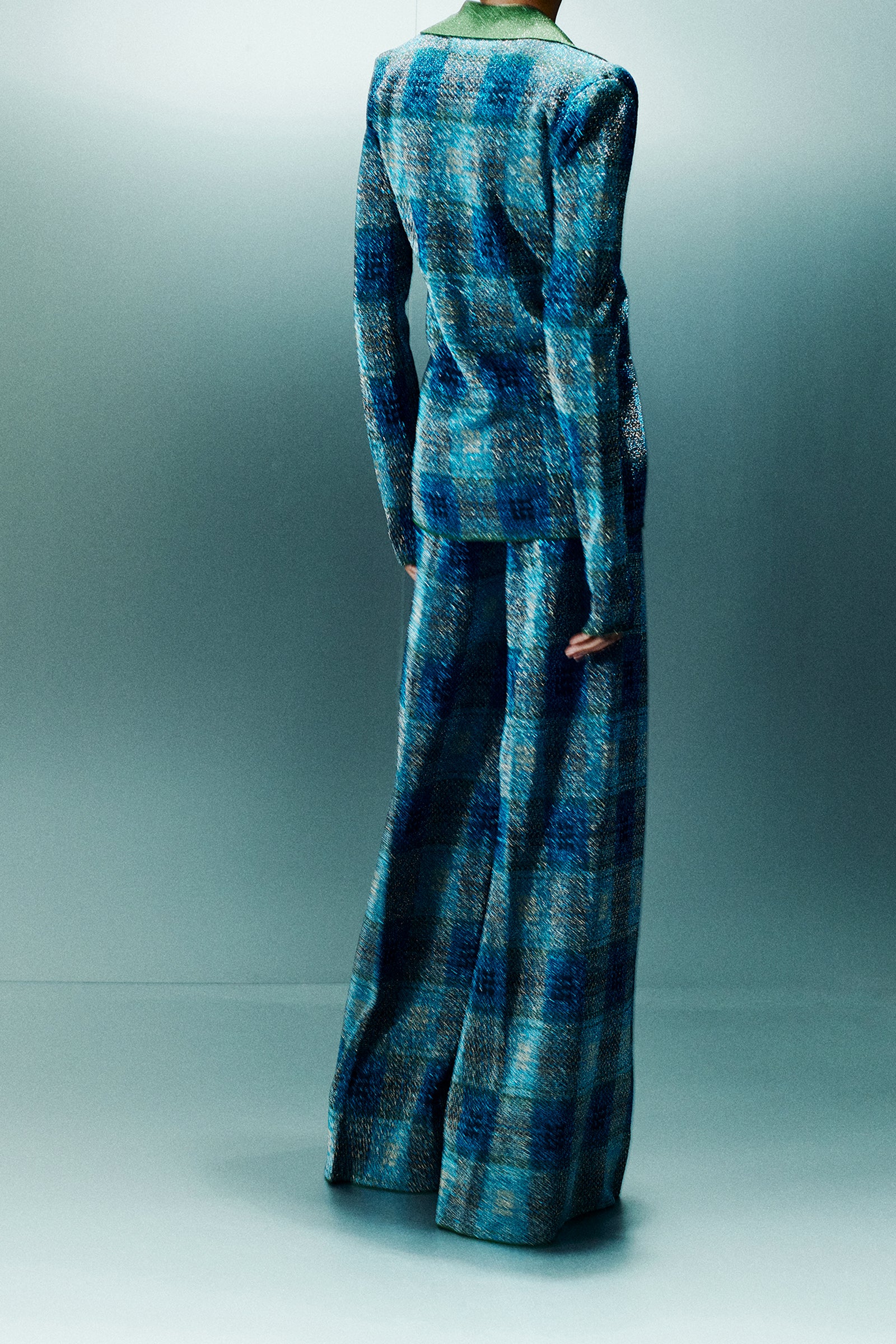 POLO MANICA LUNGA JACQUARD LAMÉ