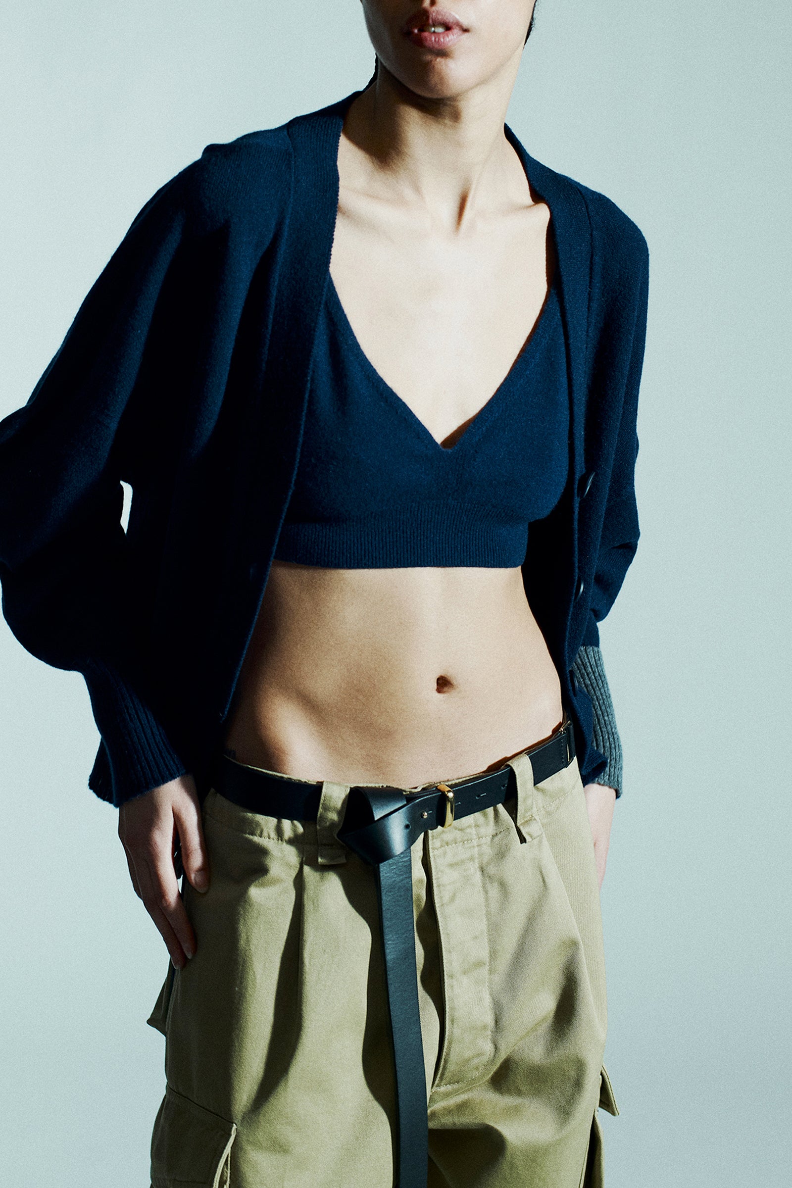 CARDIGAN CORTO IN CASHMERE