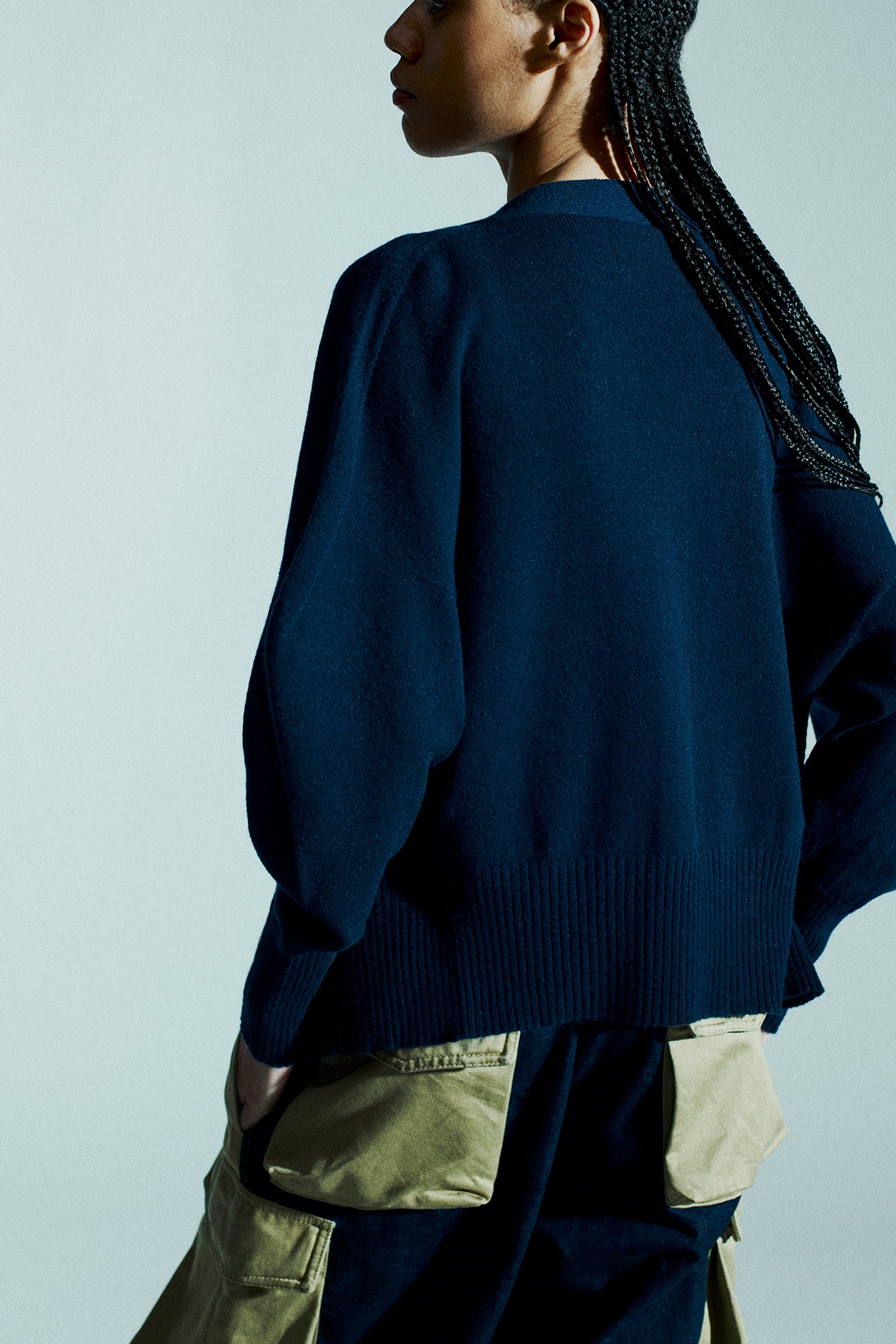 CARDIGAN CORTO IN CASHMERE