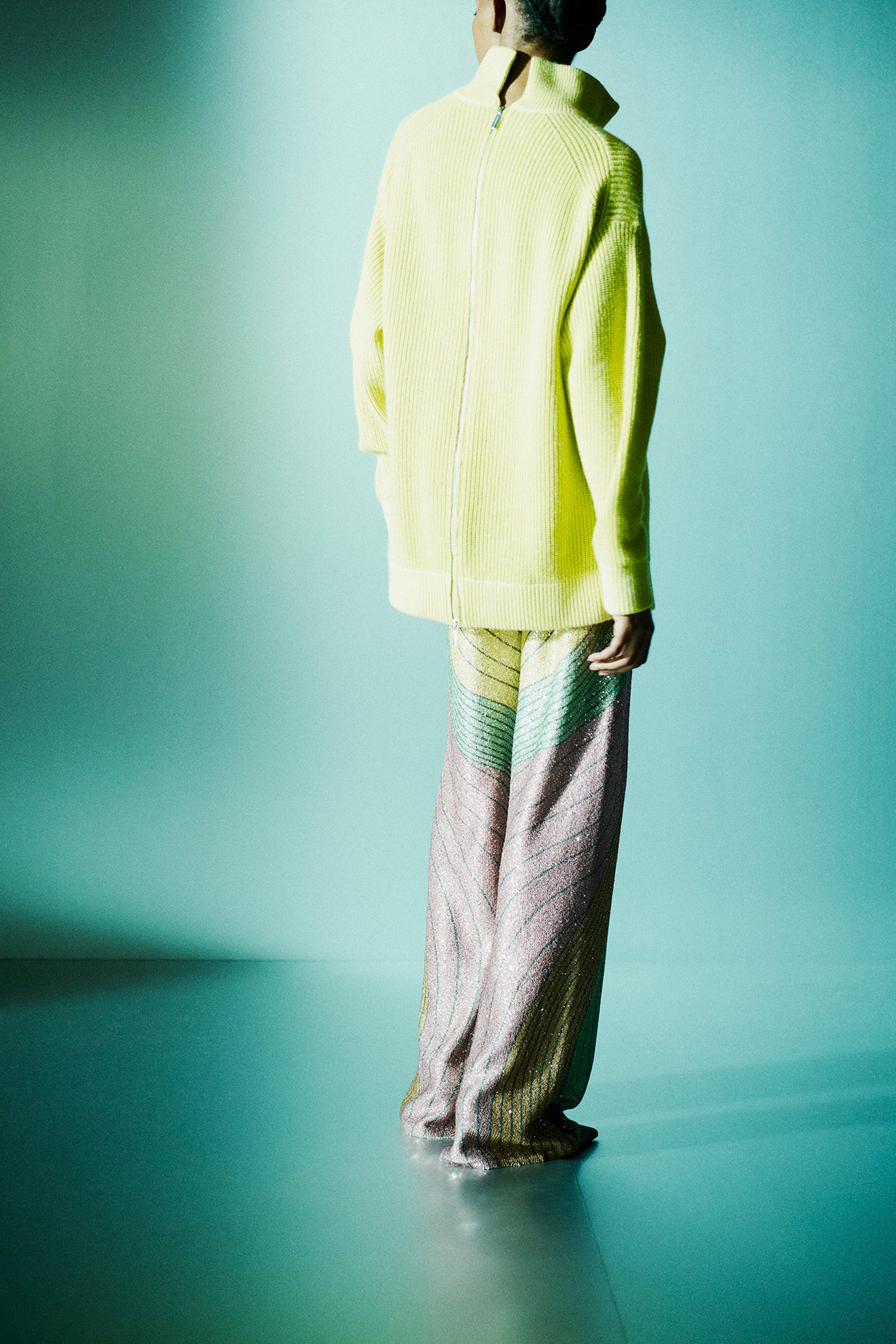 MAGLIA COLLO ALTO FULL ZIP