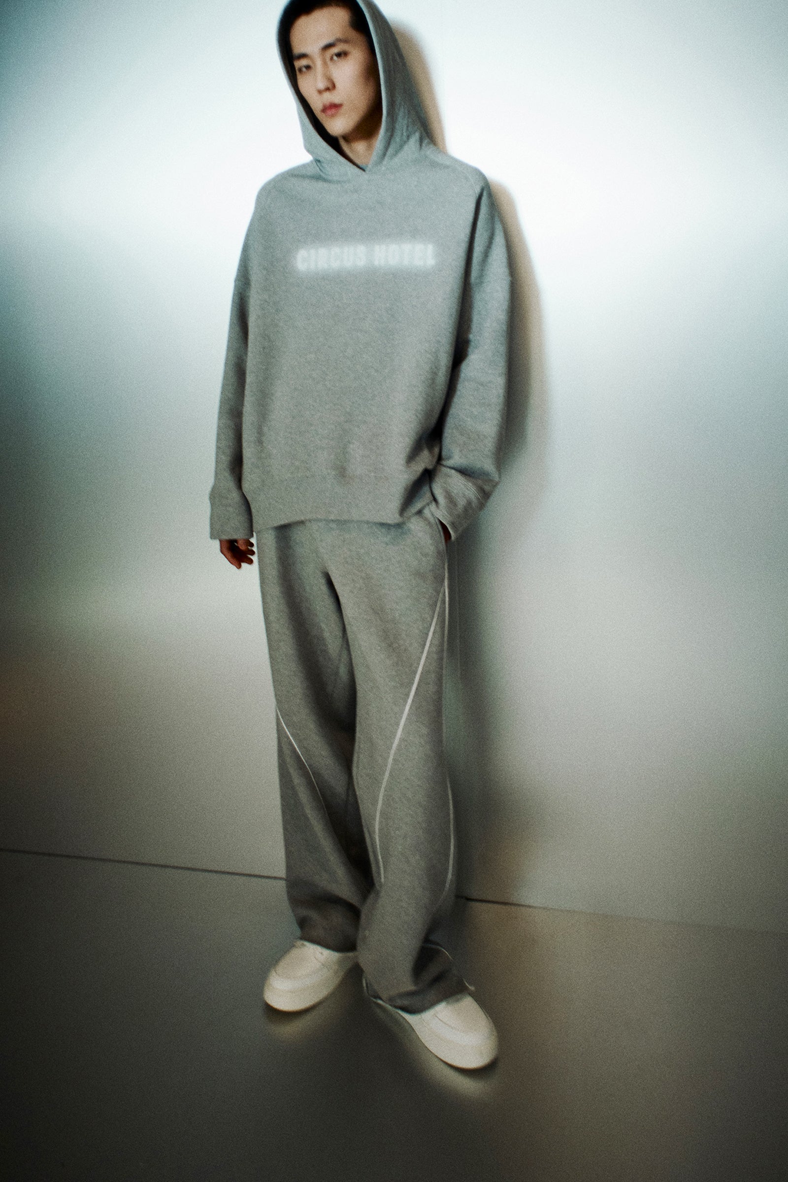 FELPA HOODIE CON STAMPA LOGO