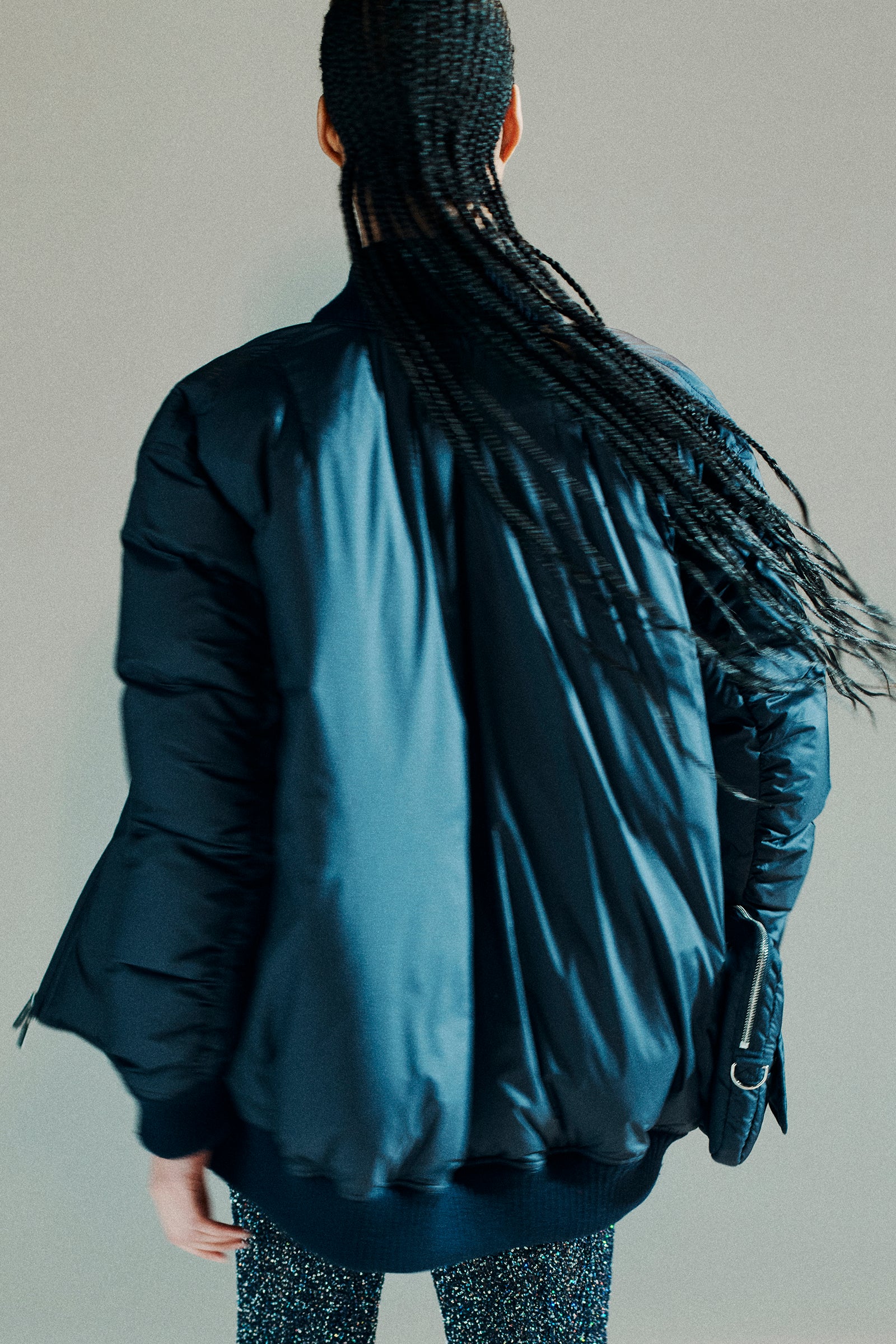 BOMBER OVERSIZE IN NYLON