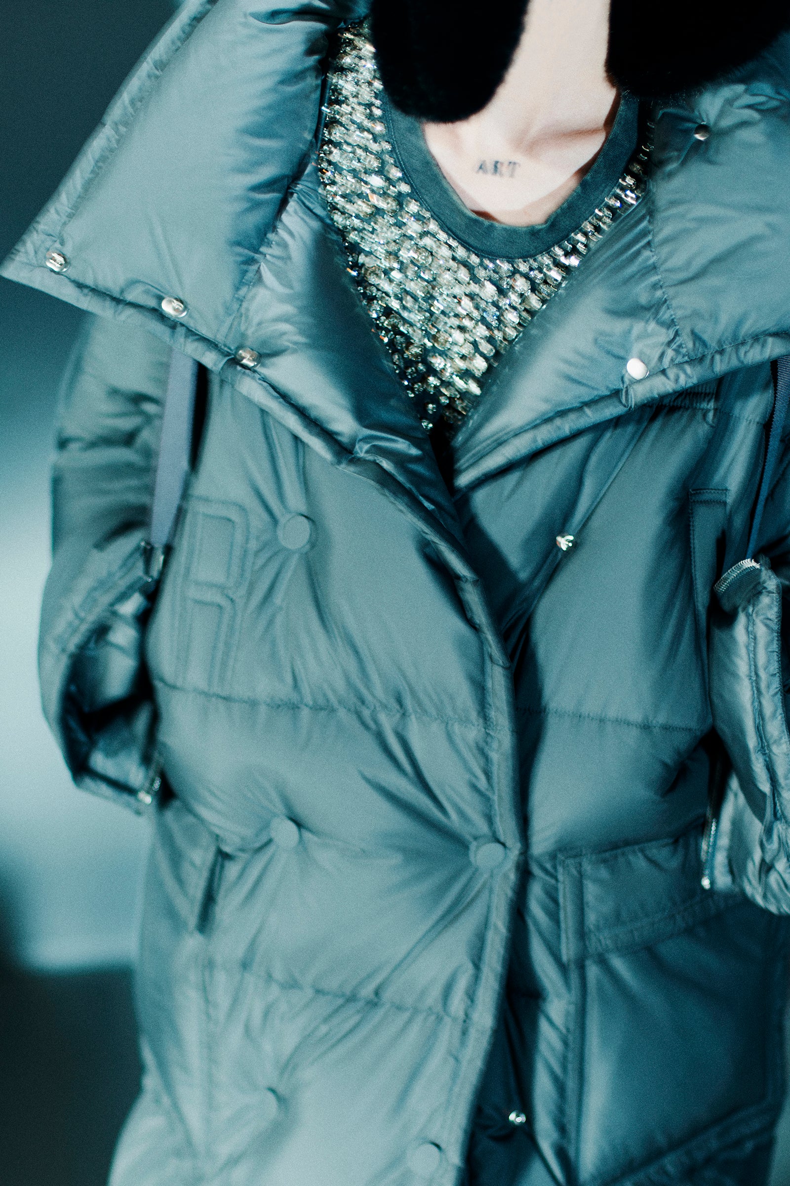PARKA OVERSIZE IN NYLON