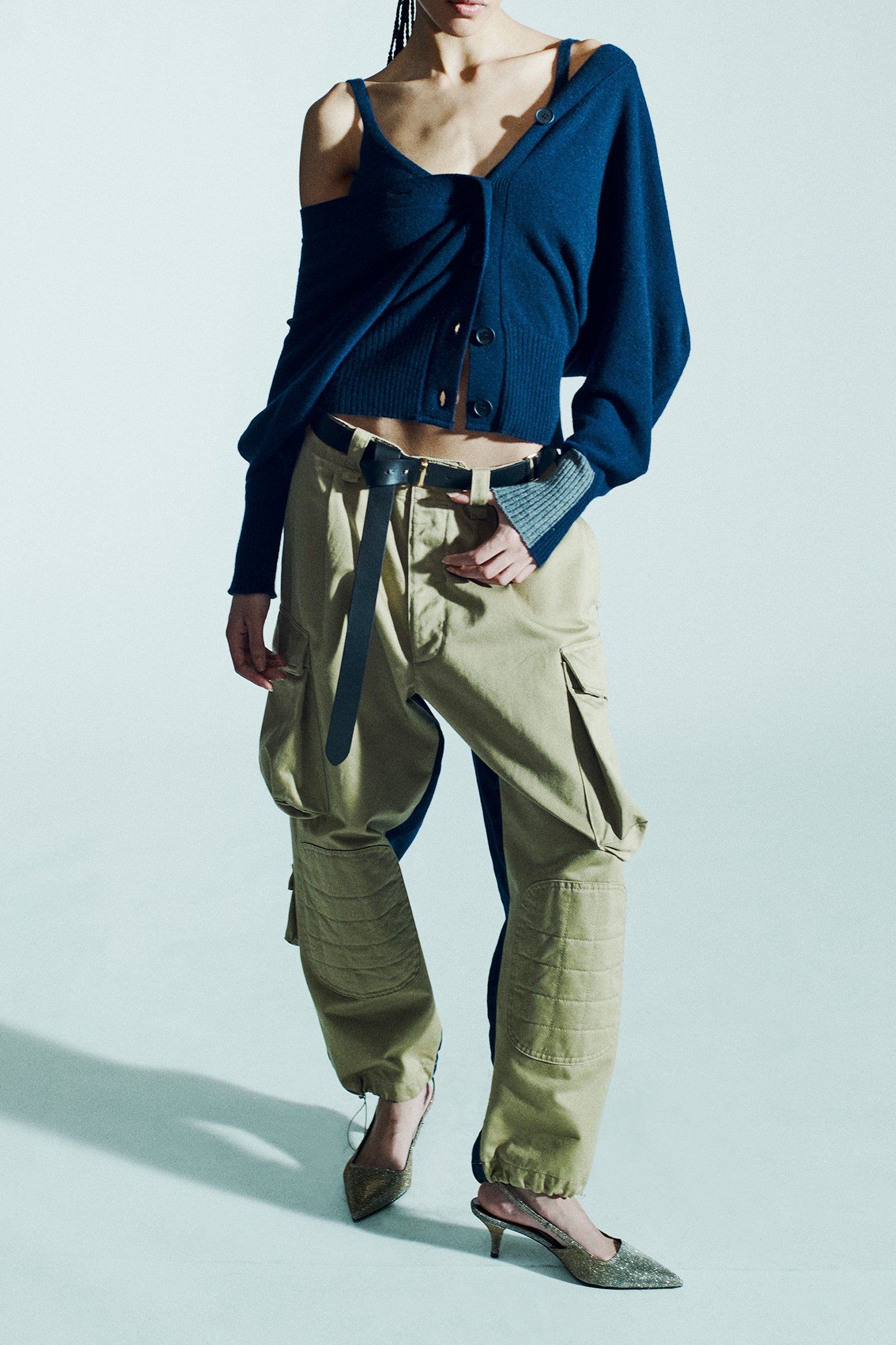 PANTALONE CARGO PATCHWORK