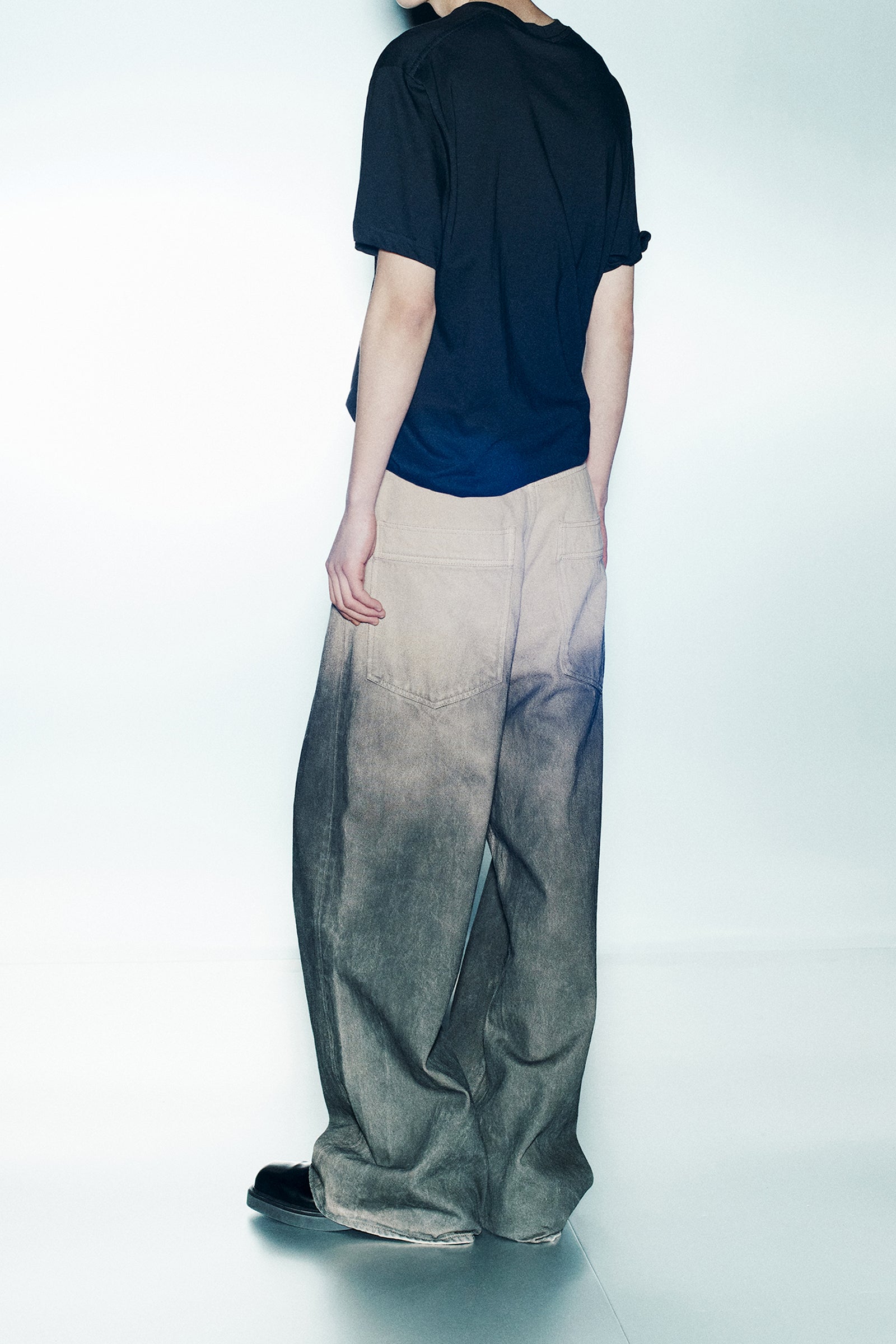 DENIM CINQUE TASCHE BAGGY SFUMATO