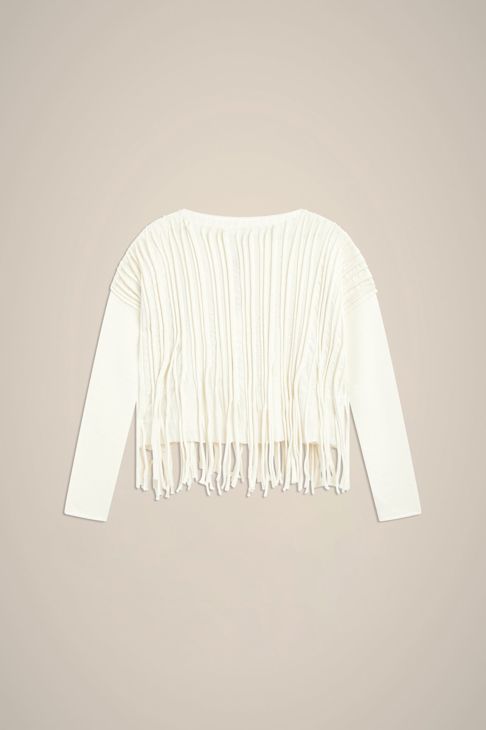 MAGLIA CON FRANGE
