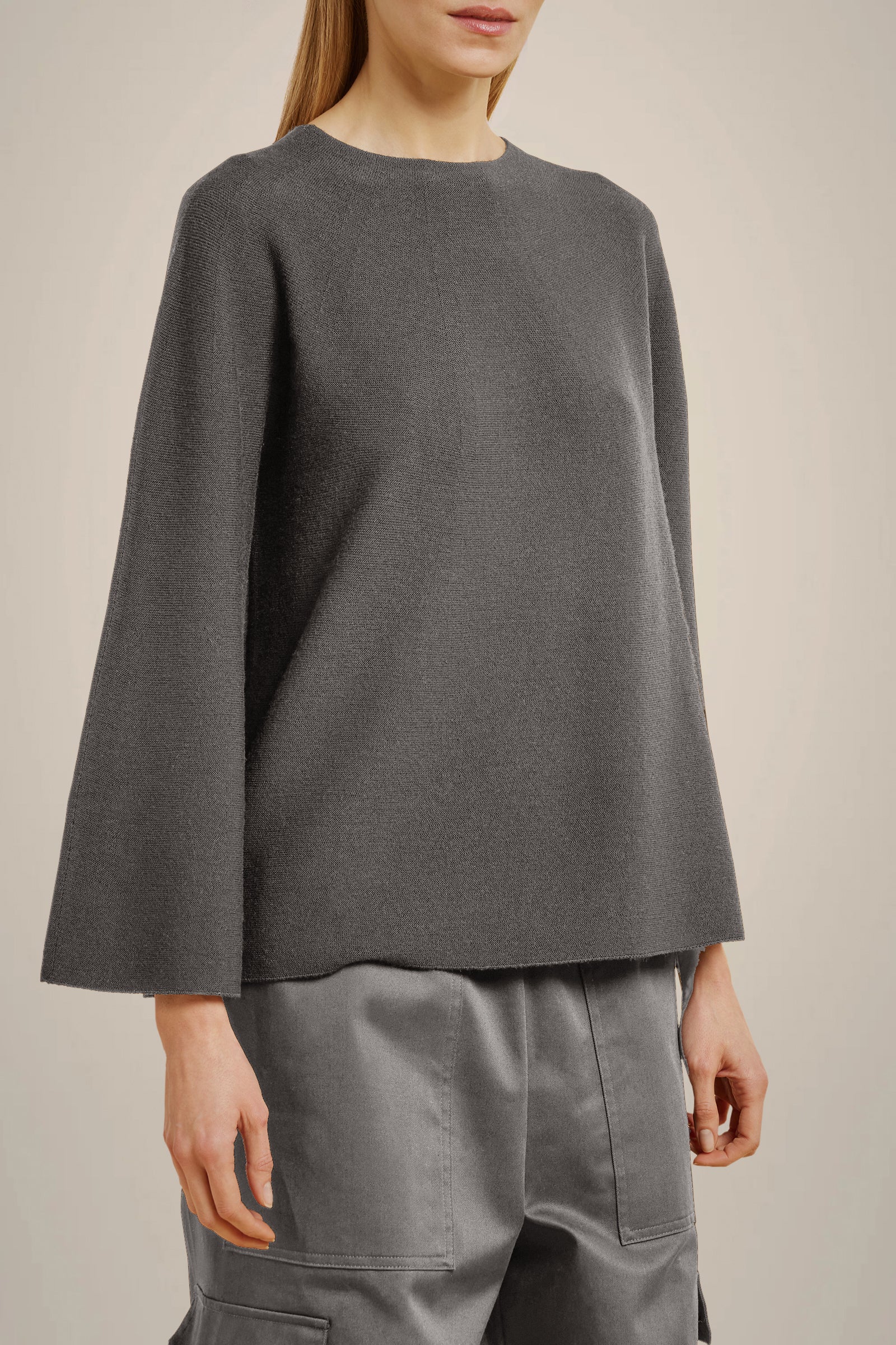 MAGLIA GIROCOLLO IN LANA MERINOS