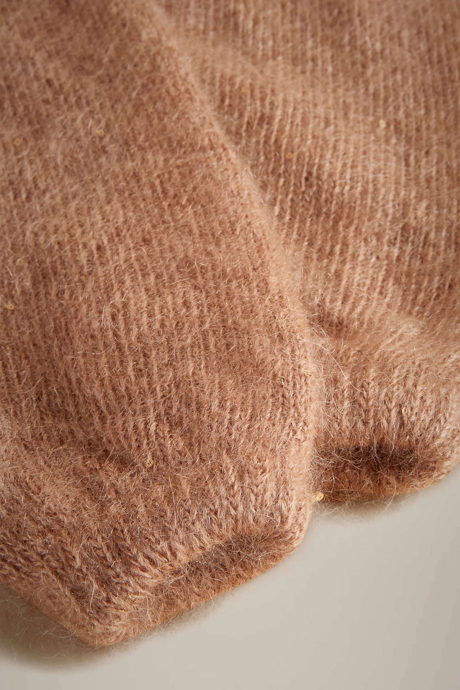 MOHAIR SEQUIN LONG GLOVES