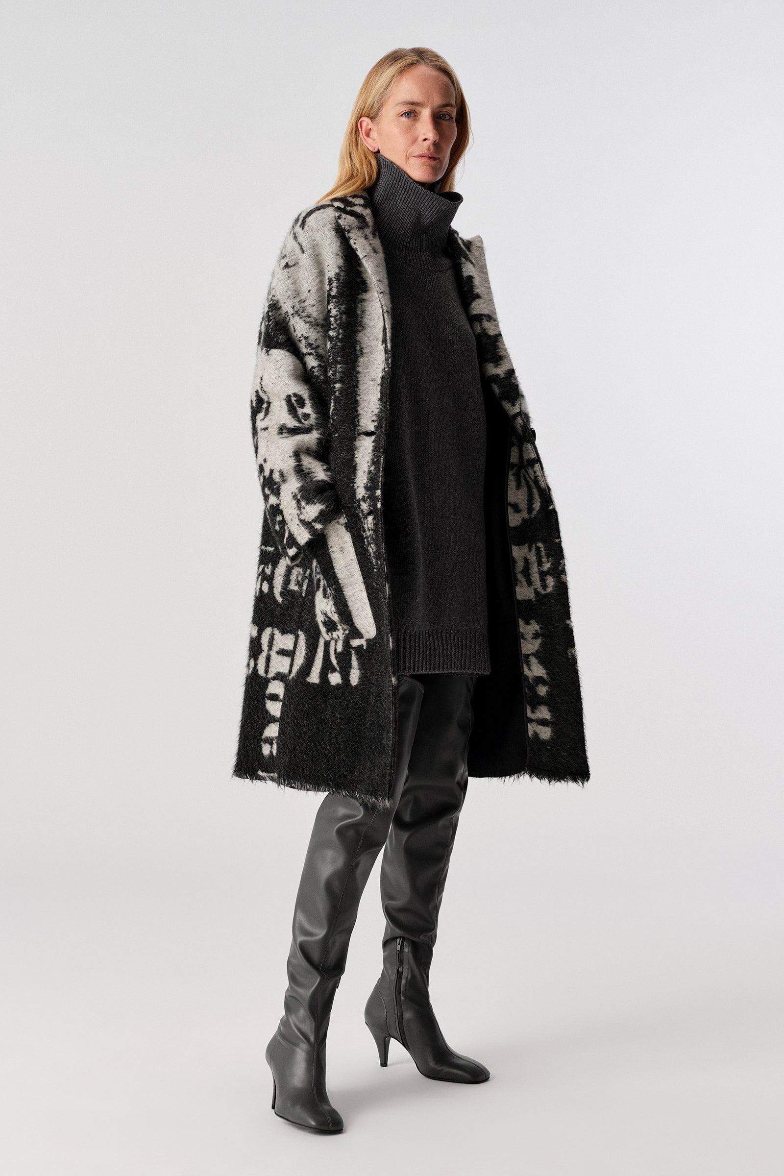 CAPPOTTO MOHAIR GARZATO