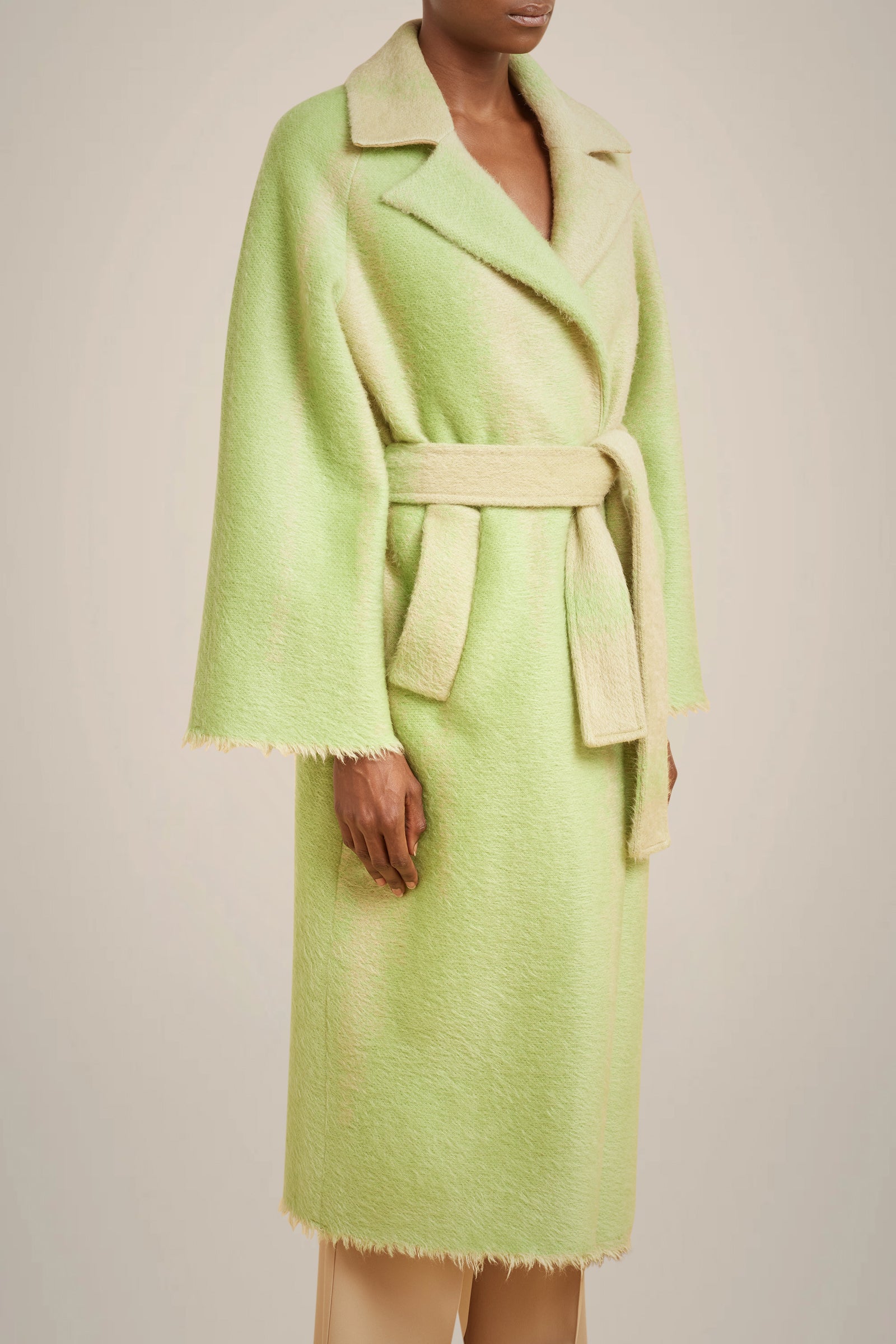 CAPPOTTO IN MOHAIR GARZATO